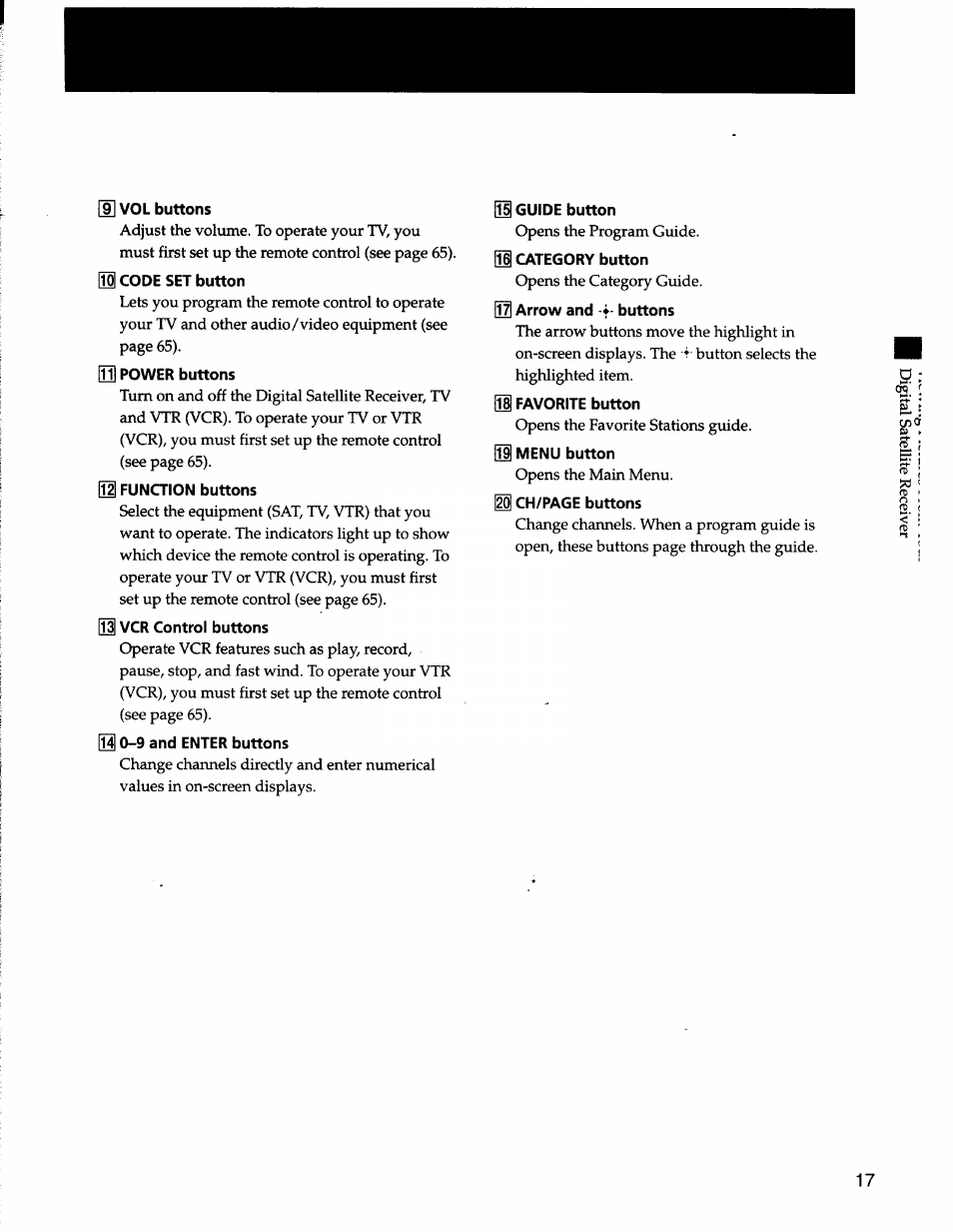 Sony SAT-A50 User Manual | Page 17 / 78