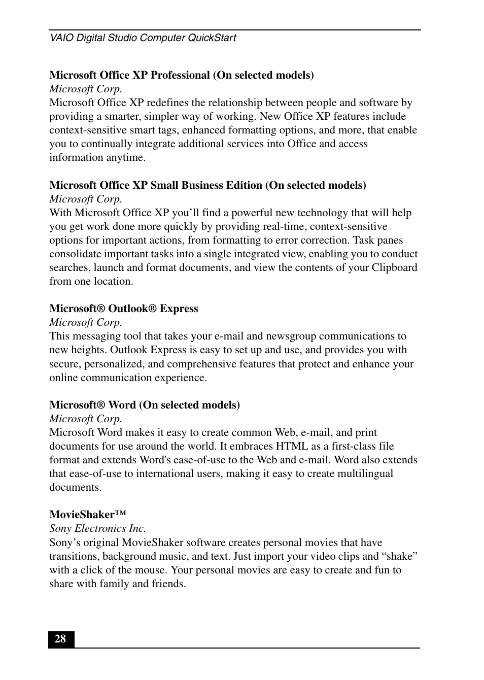 Sony PCV-RX640 User Manual | Page 28 / 64