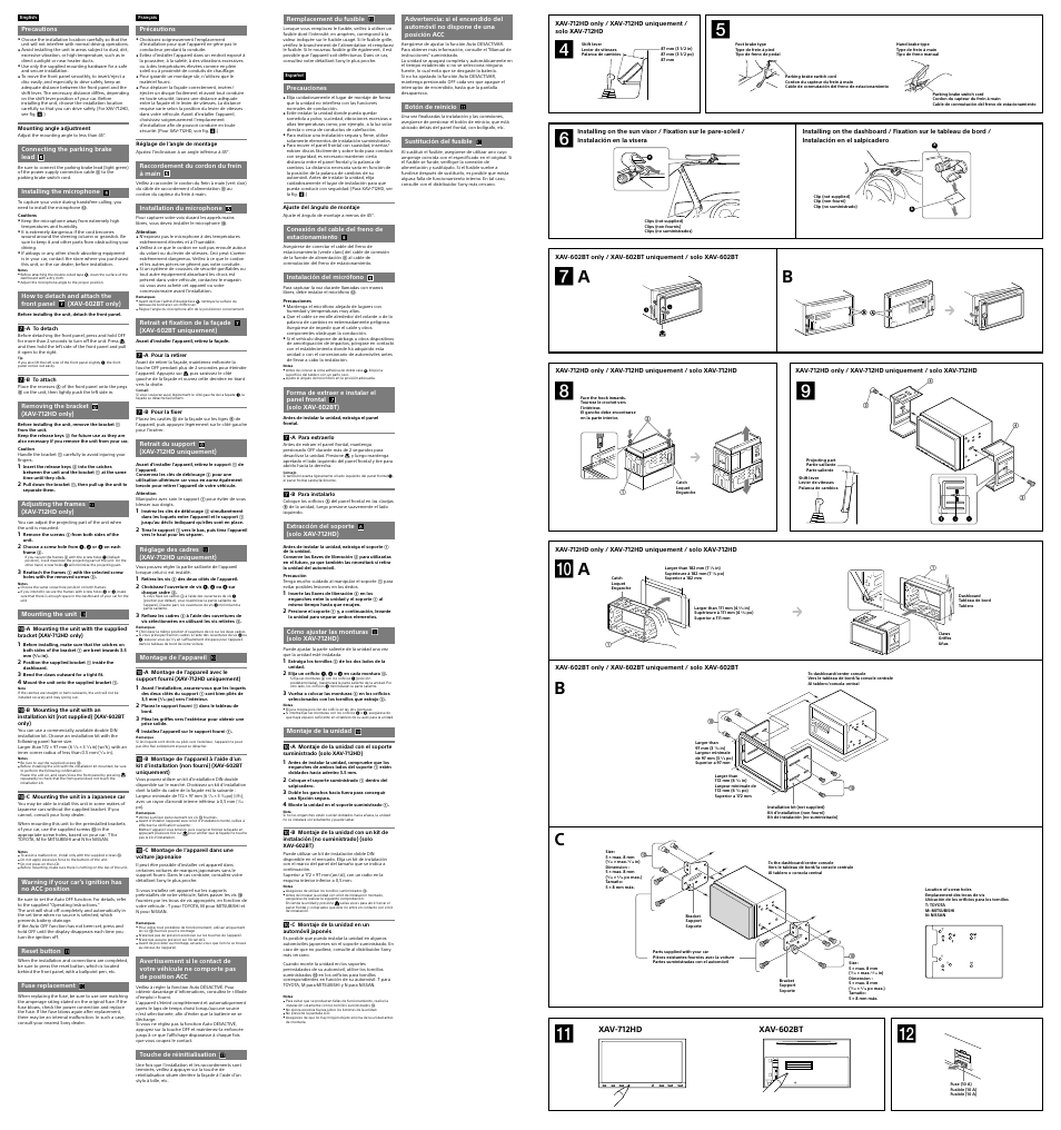 Sony XAV-602BT User Manual | Page 2 / 2