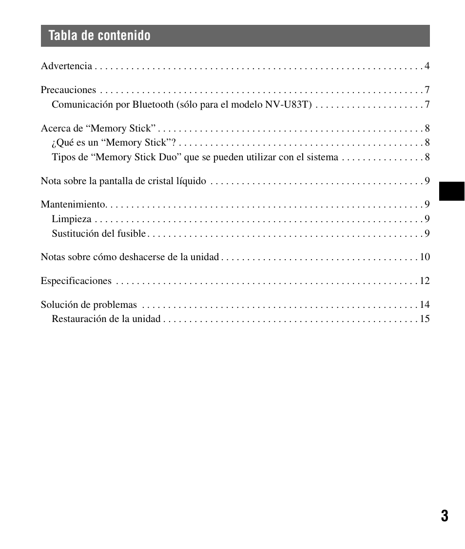 Sony NV-U83T User Manual | Page 33 / 48