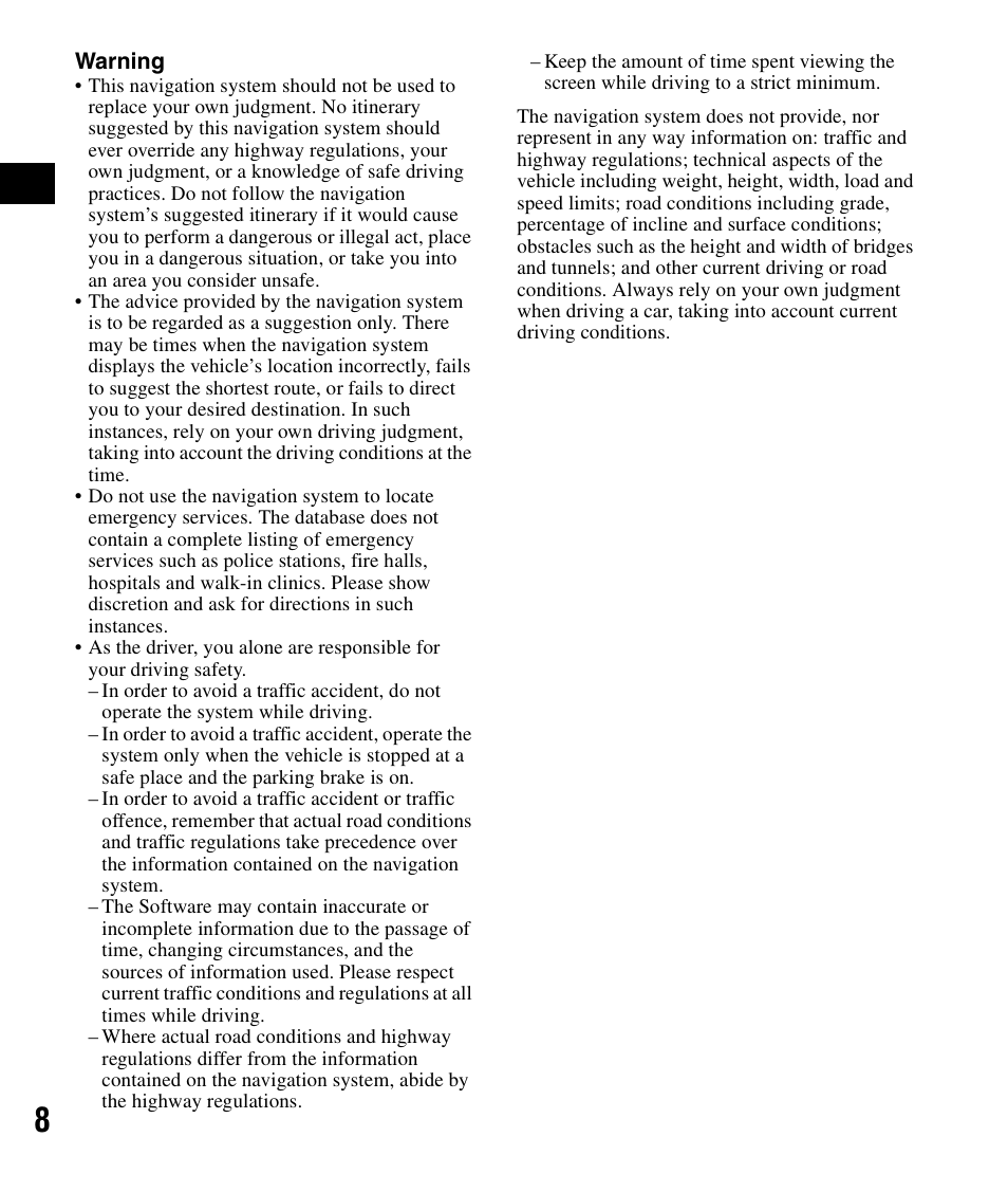 Sony NV-U83T User Manual | Page 8 / 48
