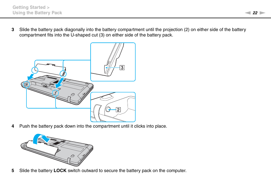 Sony VGN-NW320F User Manual | Page 22 / 151