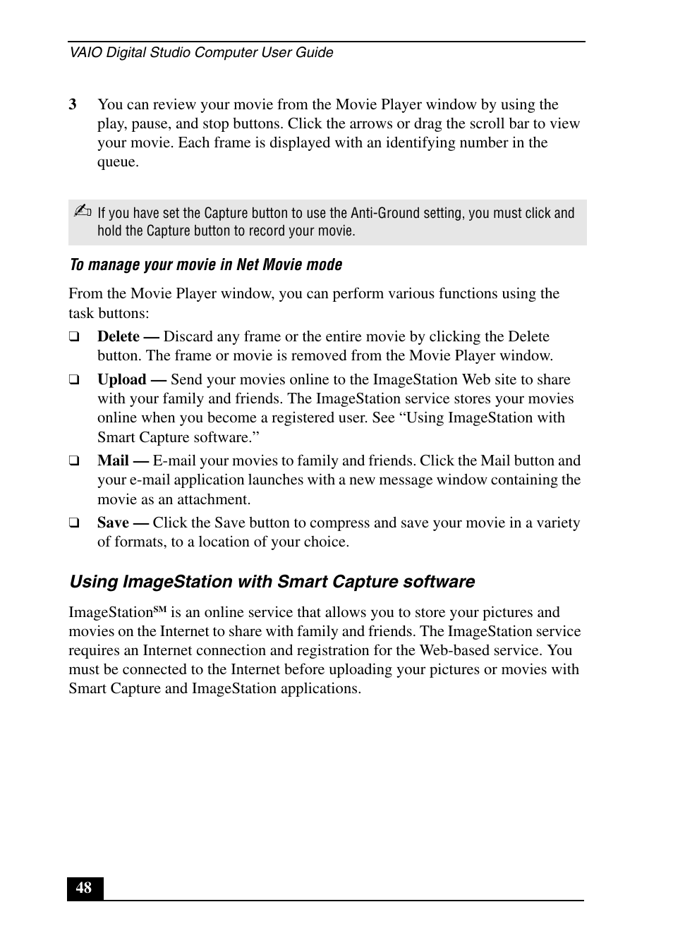 Sony PCV-RX690G User Manual | Page 48 / 100