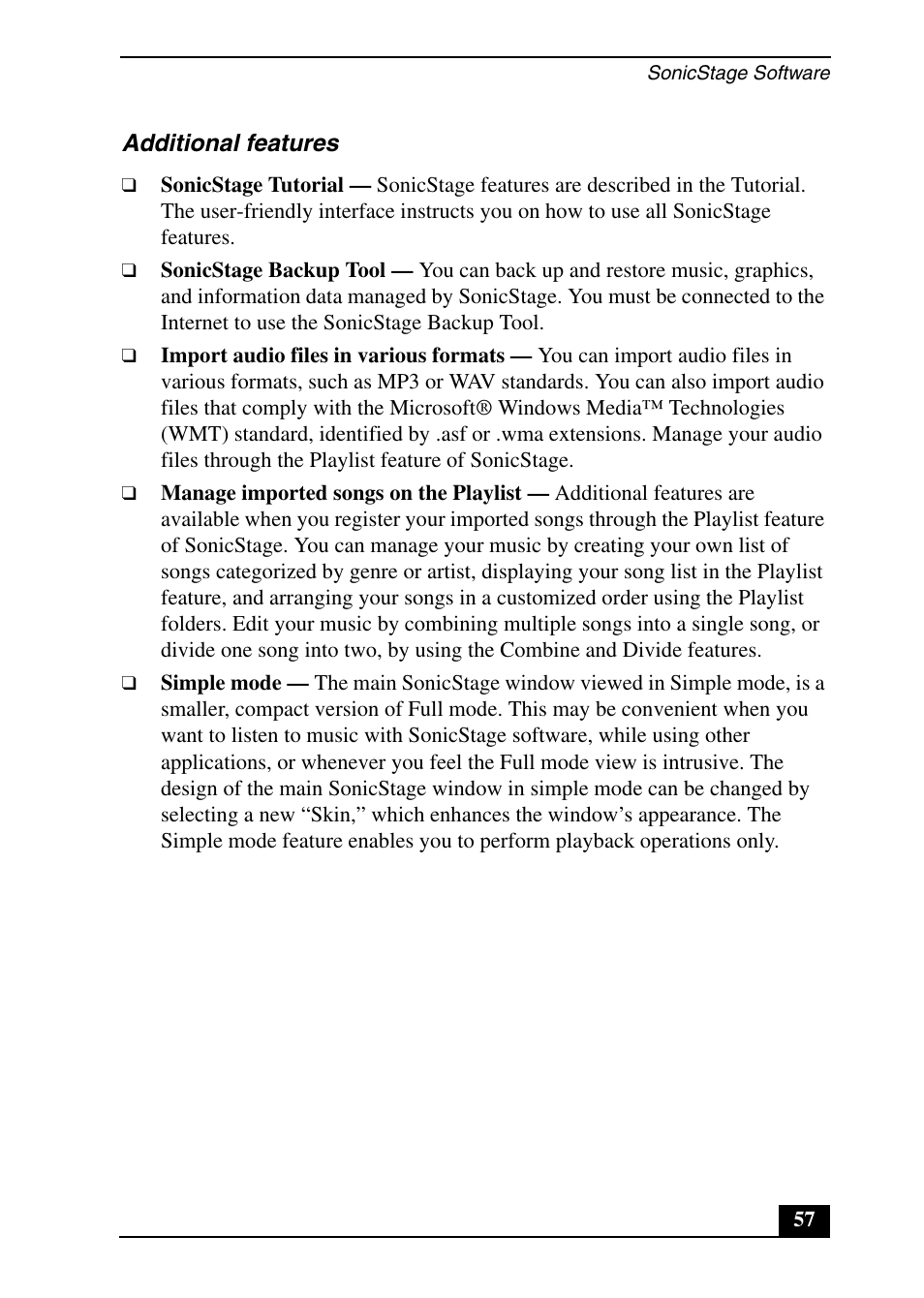 Sony PCV-RX690G User Manual | Page 57 / 100