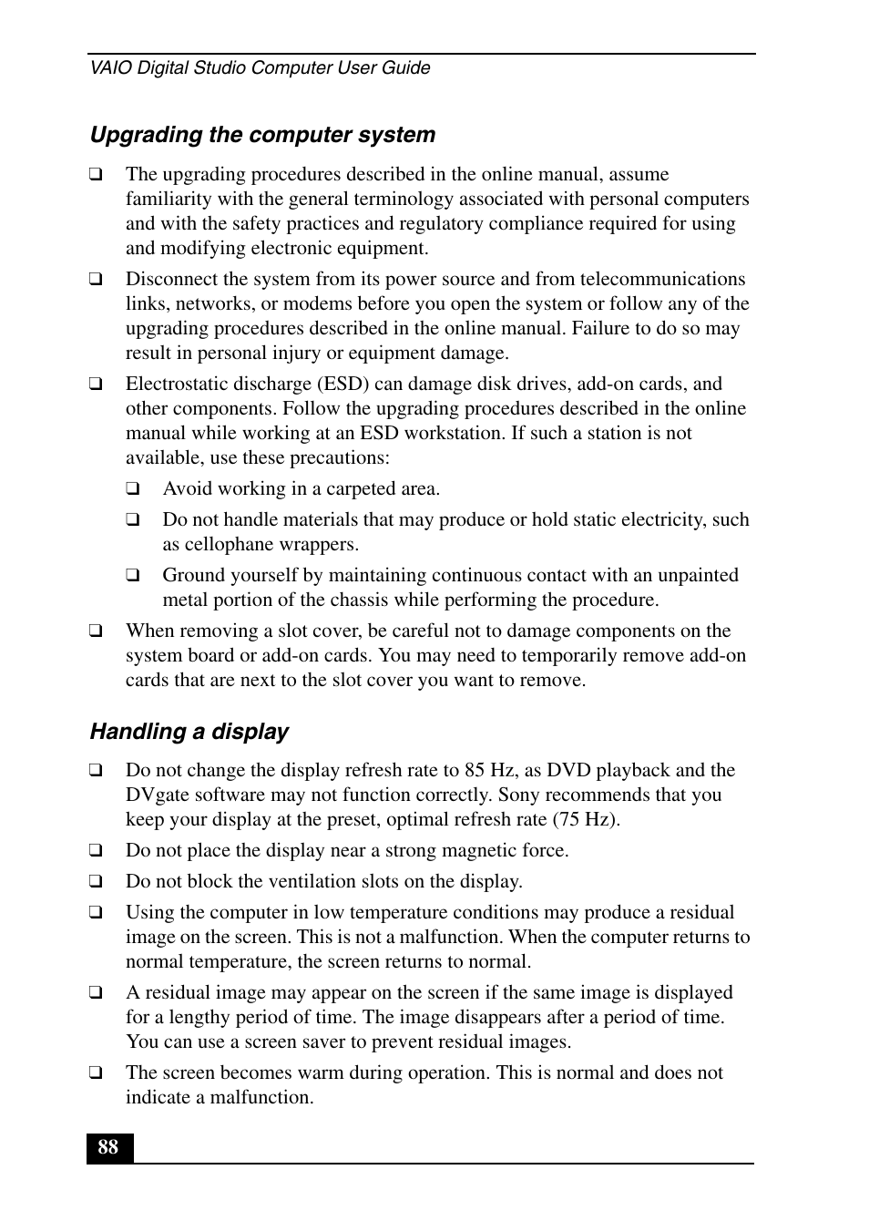 Sony PCV-RX690G User Manual | Page 88 / 100