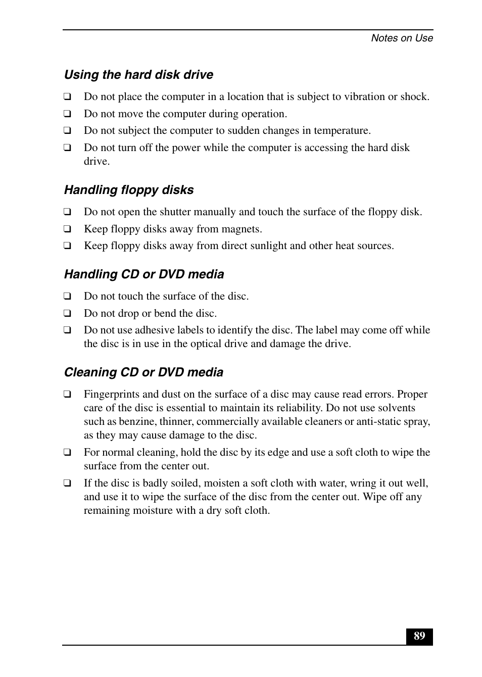Sony PCV-RX690G User Manual | Page 89 / 100