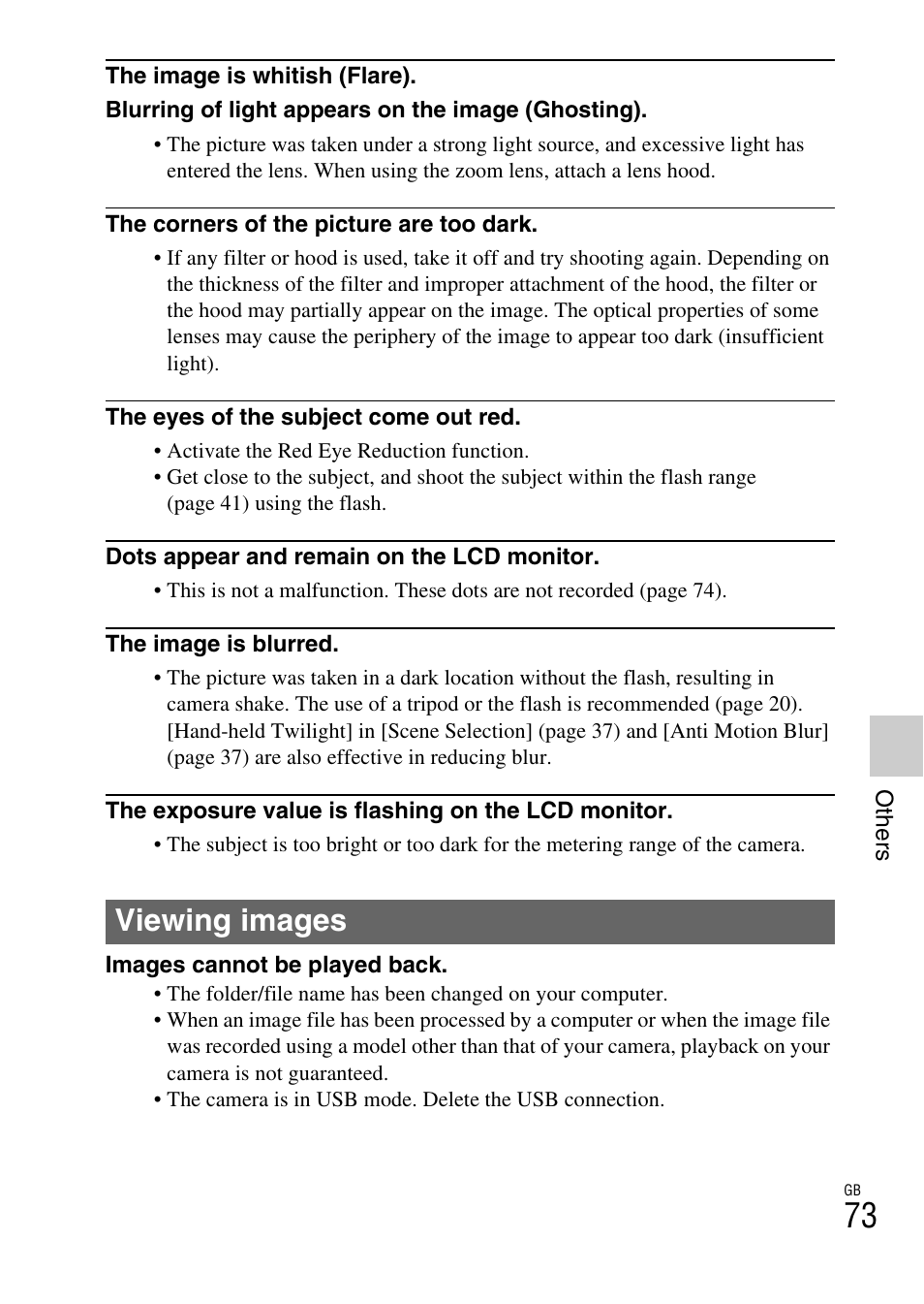 Viewing images | Sony NEX-C3A User Manual | Page 73 / 85