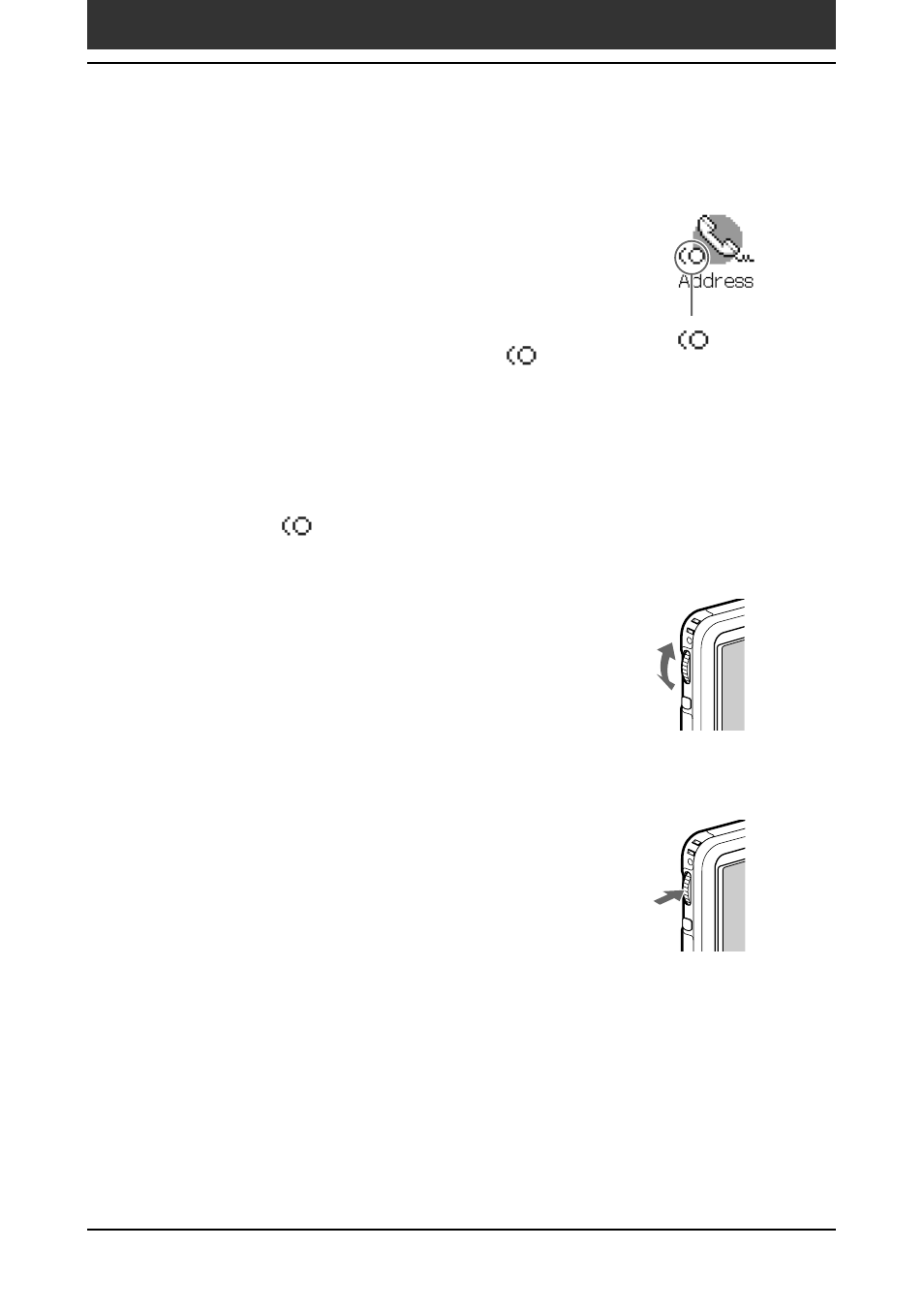 Using the jog dial™ navigator | Sony PEG-SJ30 User Manual | Page 11 / 222