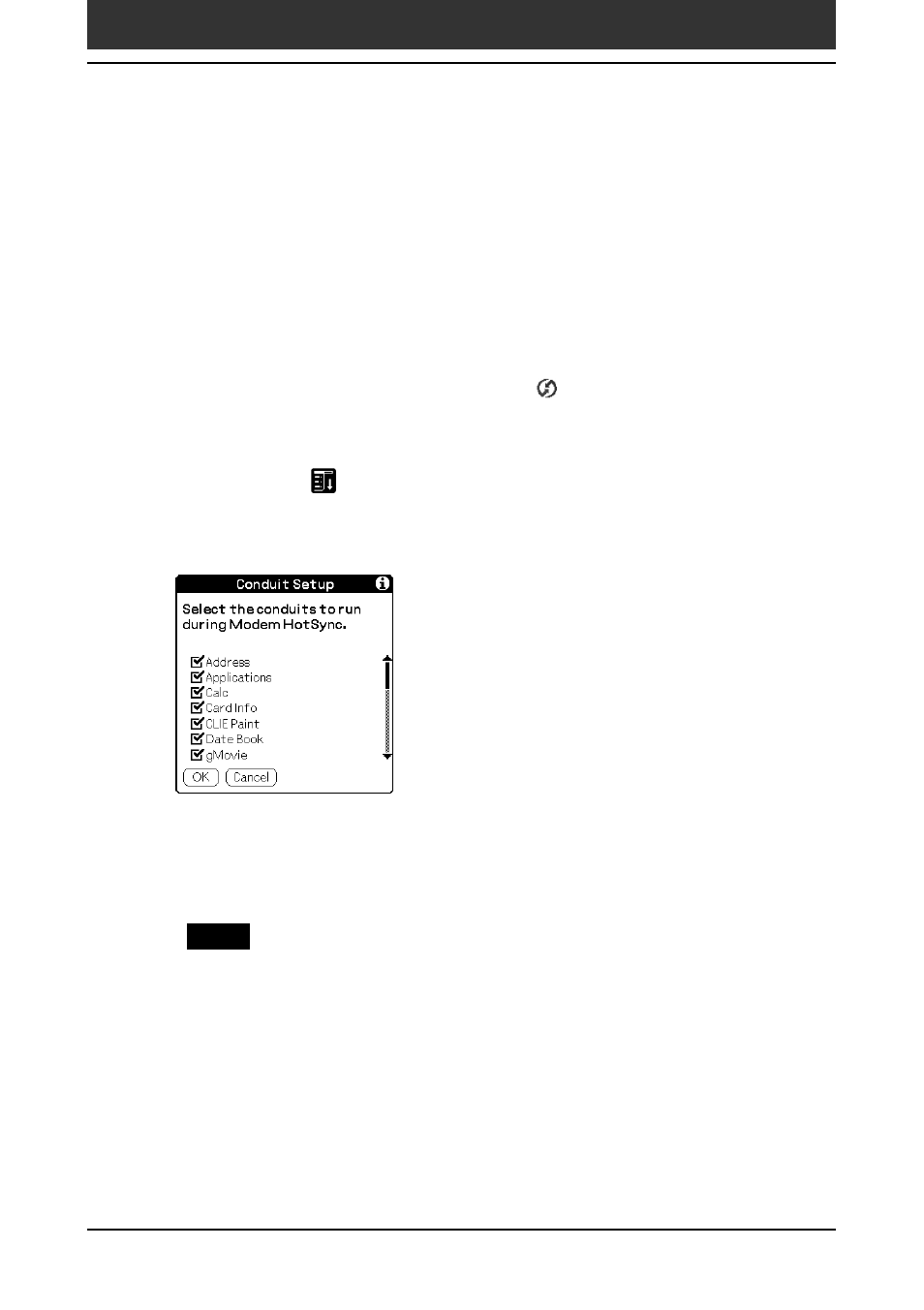 Advanced hotsync, Operations | Sony PEG-SJ30 User Manual | Page 118 / 222