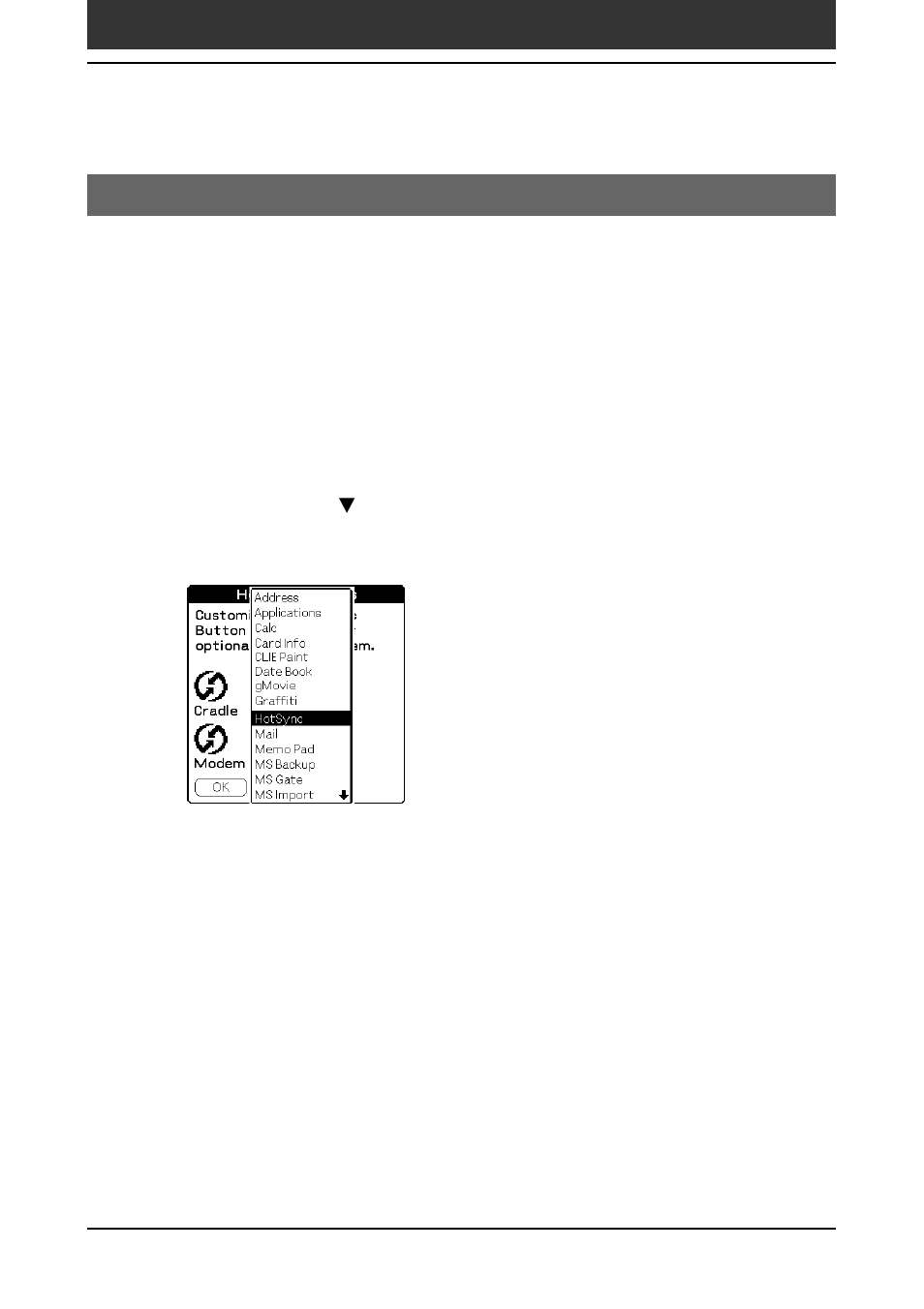 Assigning applications to hotsync® buttons, Assigning applications to hotsync, Buttons | Sony PEG-SJ30 User Manual | Page 158 / 222