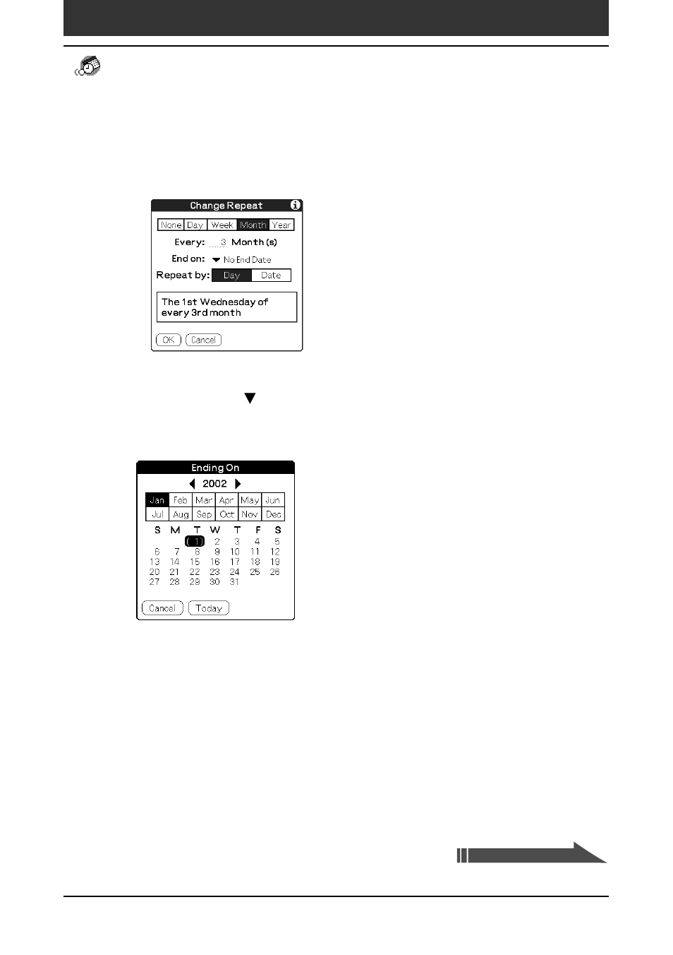 33 managing schedules and events (date book) | Sony PEG-SJ30 User Manual | Page 33 / 222