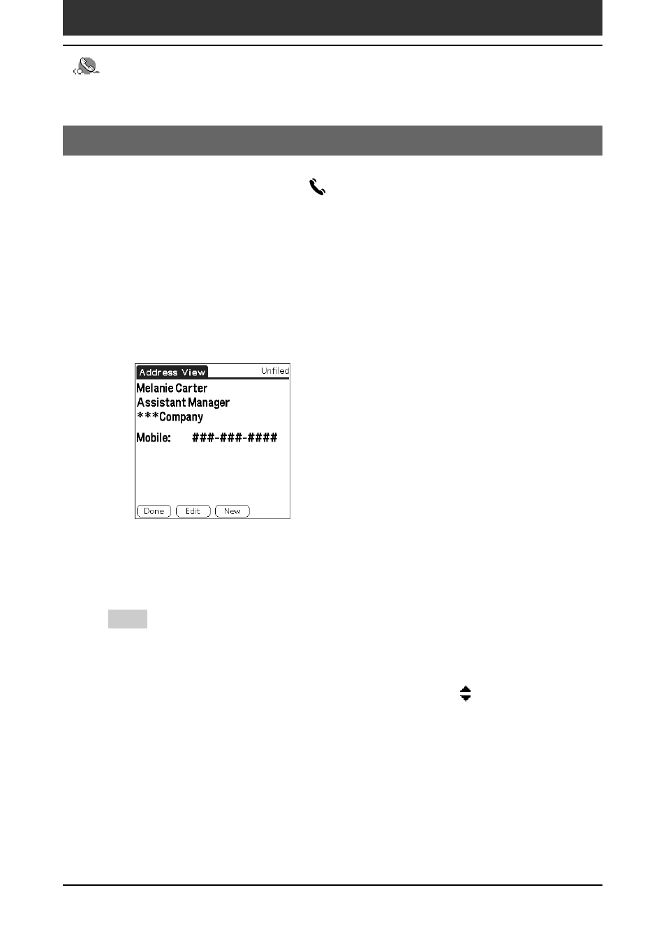 Viewing address book entries | Sony PEG-SJ30 User Manual | Page 50 / 222