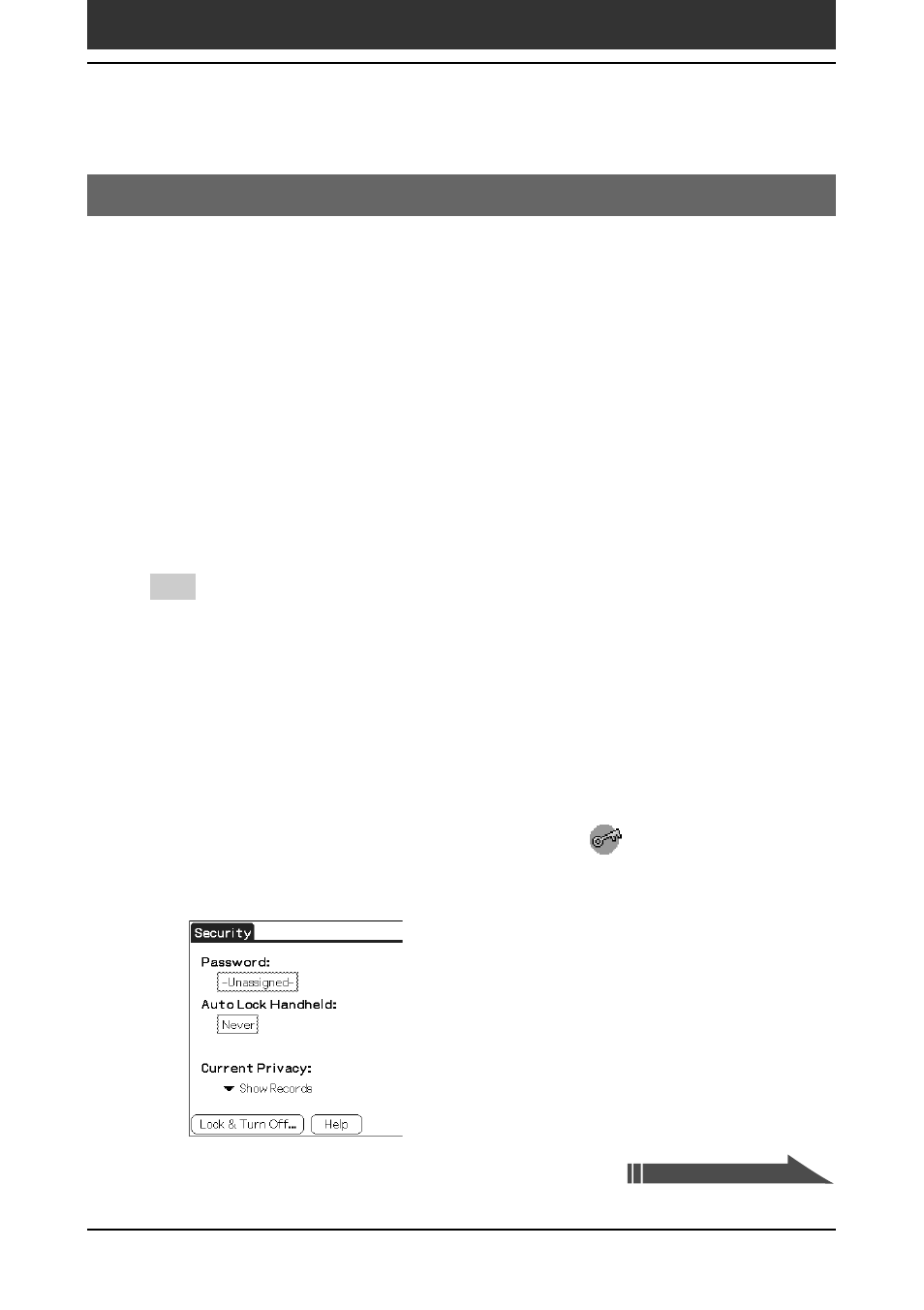 Protecting your data (security) | Sony PEG-SJ30 User Manual | Page 91 / 222