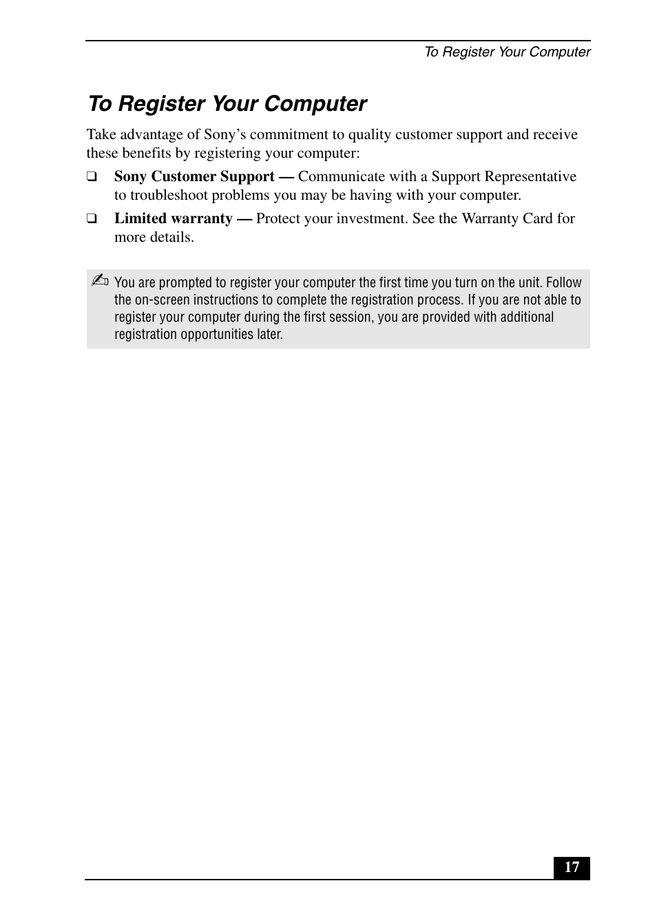 Sony PCV-RX690G User Manual | Page 17 / 36