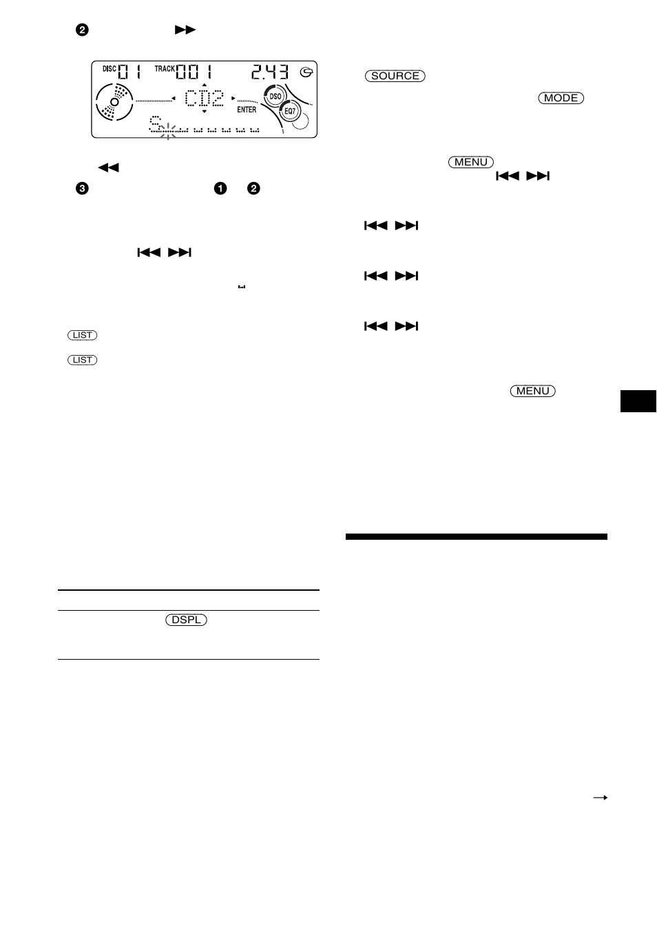 Localisation d’un disque par son nom, Affichage automatique des titres | Sony CDX-MP70 User Manual | Page 47 / 96