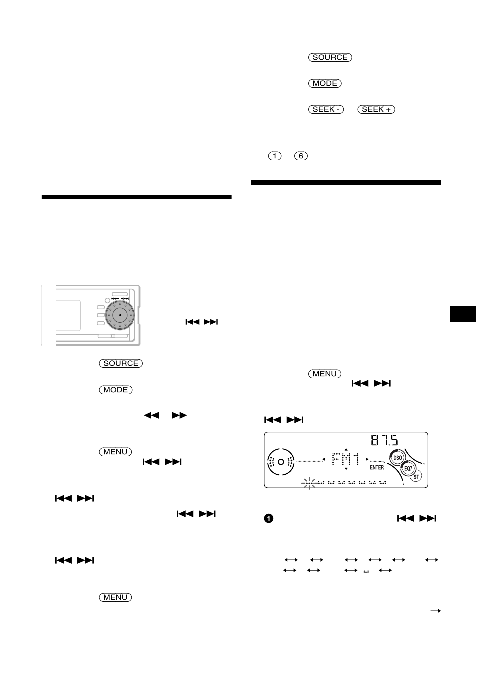 Almacenamiento de las emisoras deseadas, Almacenamiento de las emisoras, Deseadas | Almacenamiento de nombres de emisoras, Memorando de emisoras | Sony CDX-MP70 User Manual | Page 81 / 96
