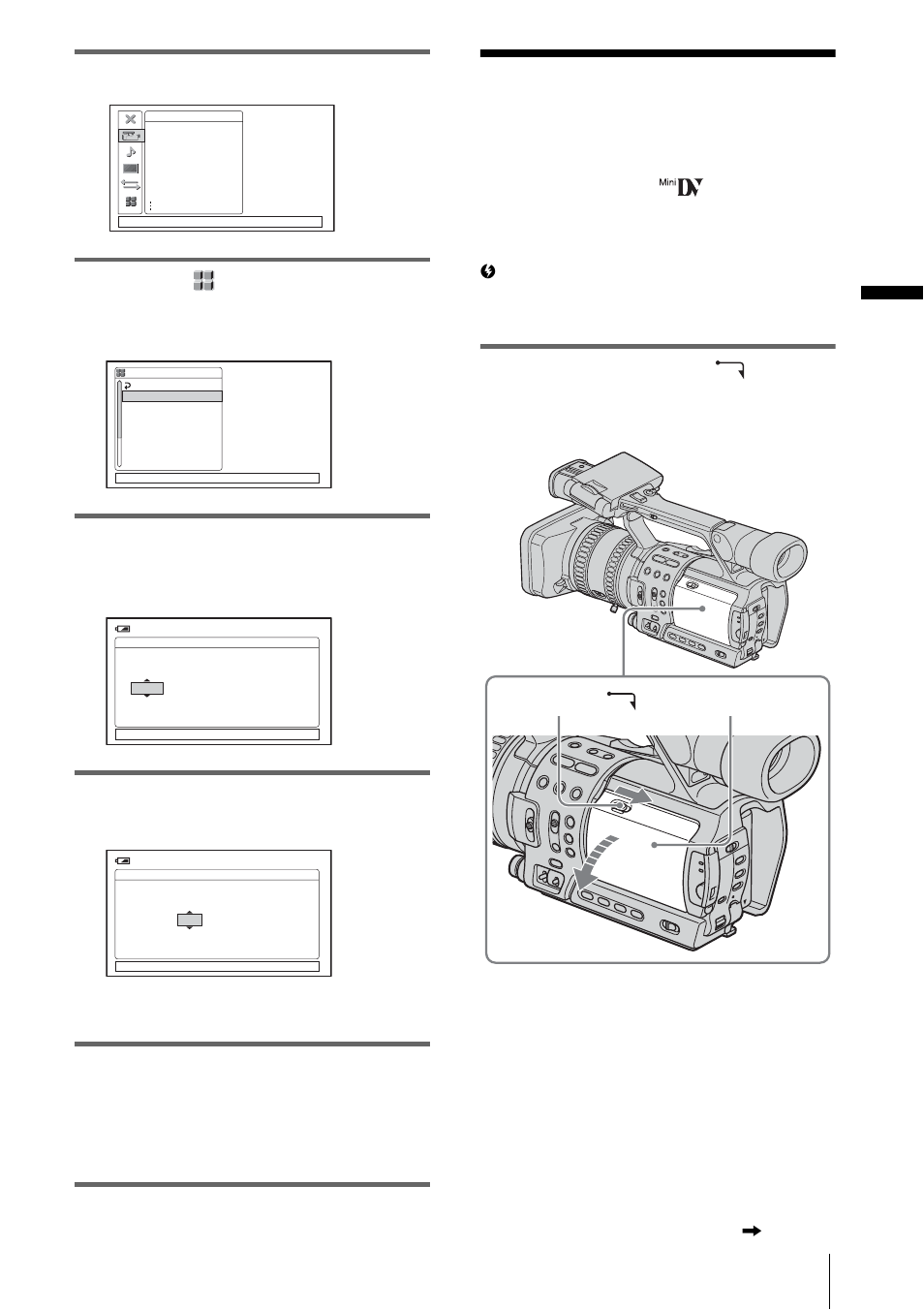 Step 6: inserting a cassette tape, Get ting st art e d 17, Press menu | You can set any year up to the year 2079 | Sony RMT-840 User Manual | Page 17 / 112