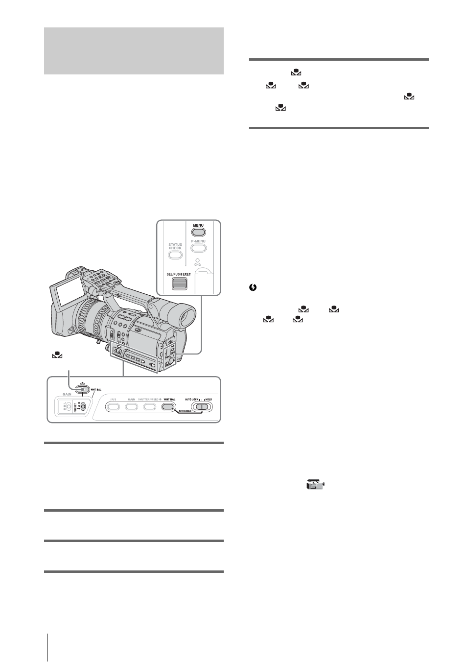 Adjusting the white balance | Sony RMT-840 User Manual | Page 26 / 112