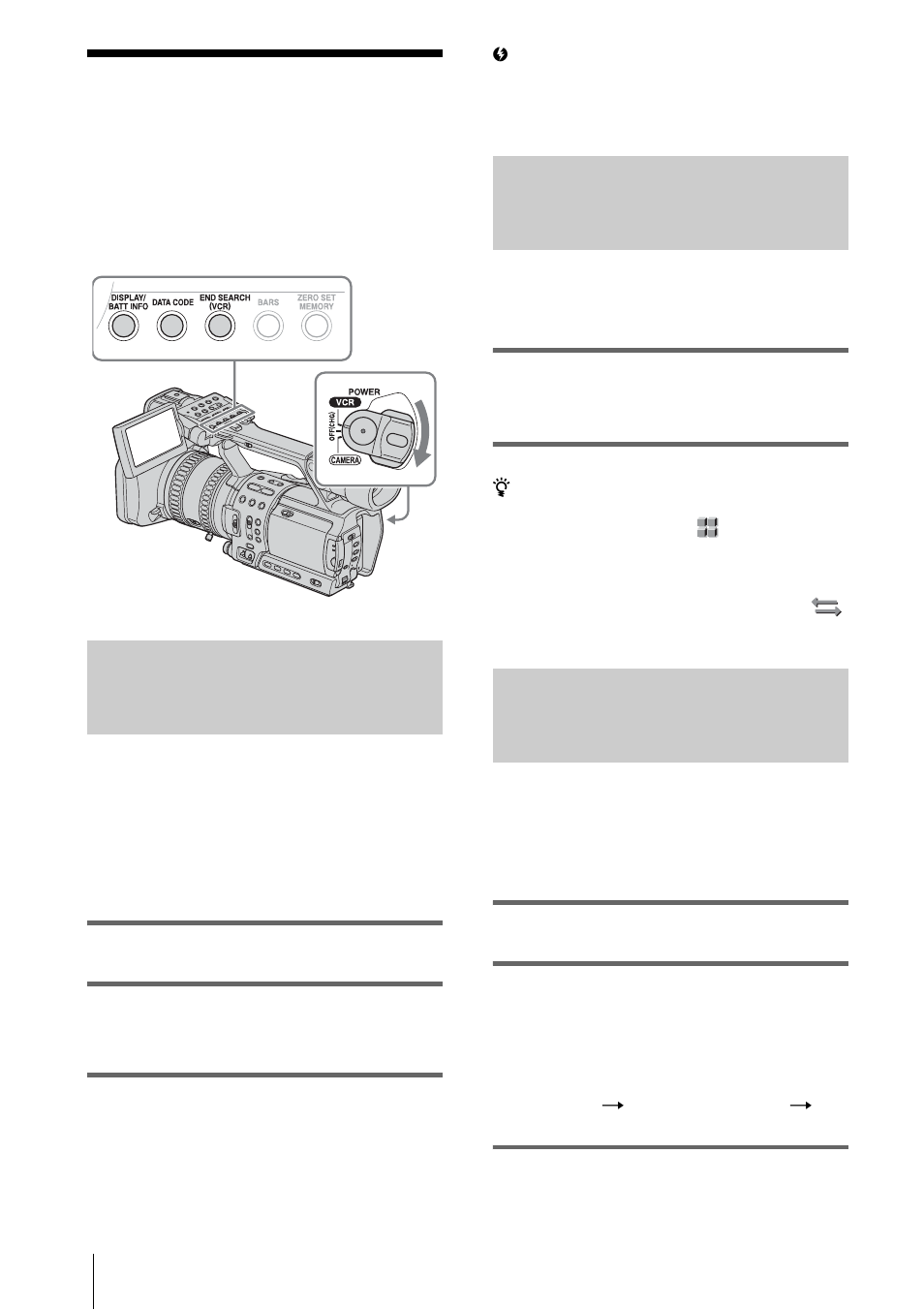 Various playback functions, Displaying the screen indicators, P. 44) | Ode (p. 44) | Sony RMT-840 User Manual | Page 44 / 112
