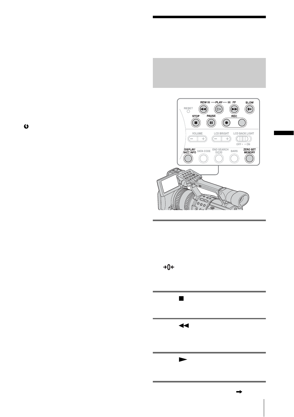 Locating a scene on a tape for playback | Sony RMT-840 User Manual | Page 49 / 112