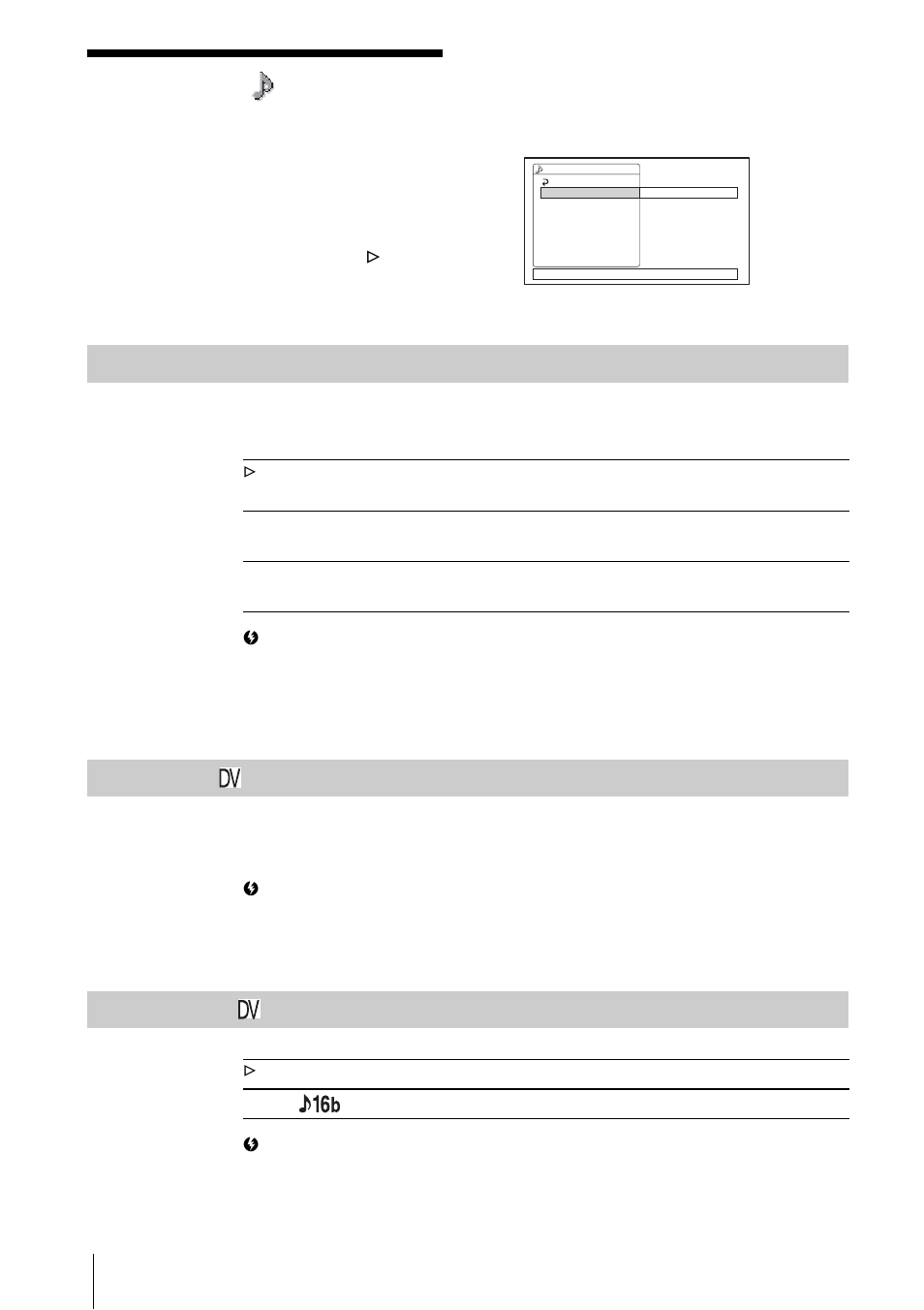 Using the (audio set) menu - audio mix, etc, Using the, Audio set) menu | P. 56), Et (p. 56), Using the (audio set) menu, Multi-sound, Audio mix, Audio mode, Audio mix, etc | Sony RMT-840 User Manual | Page 56 / 112