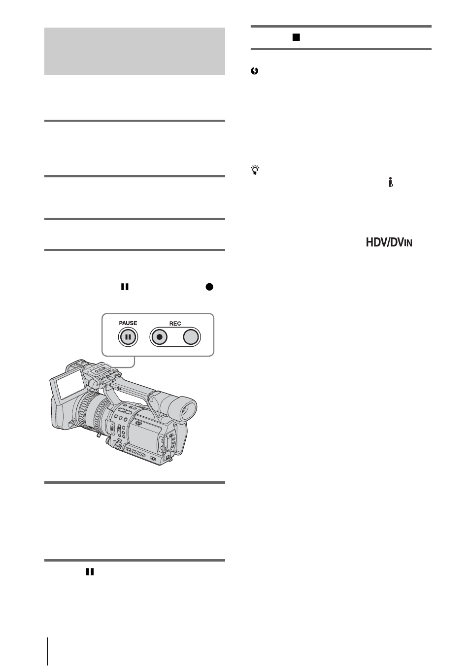 Recording movies | Sony RMT-840 User Manual | Page 76 / 112