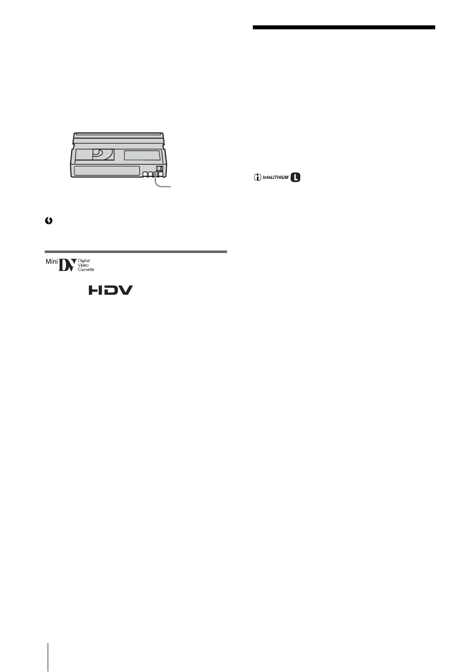 About the “infolithium” battery pack, About the “infolithium” battery, Pack | P. 92) | Sony RMT-840 User Manual | Page 92 / 112