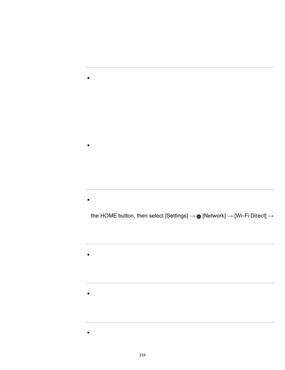 5ghz, Poor picture on internet video, Small picture on internet video | Sony KDL-65S990A User Manual | Page 224 / 247