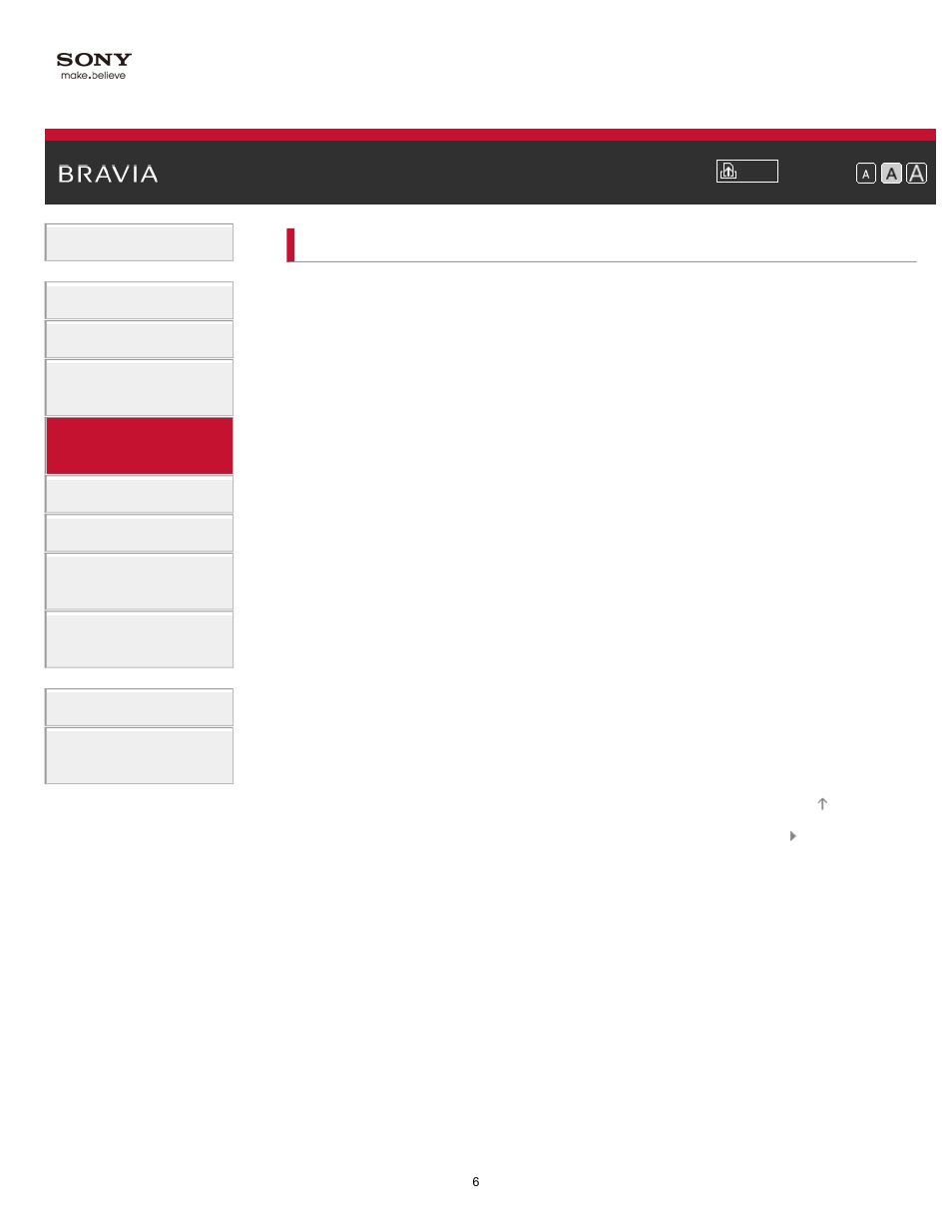 Using “bravia” sync devices | Sony KDL-65S990A User Manual | Page 6 / 247