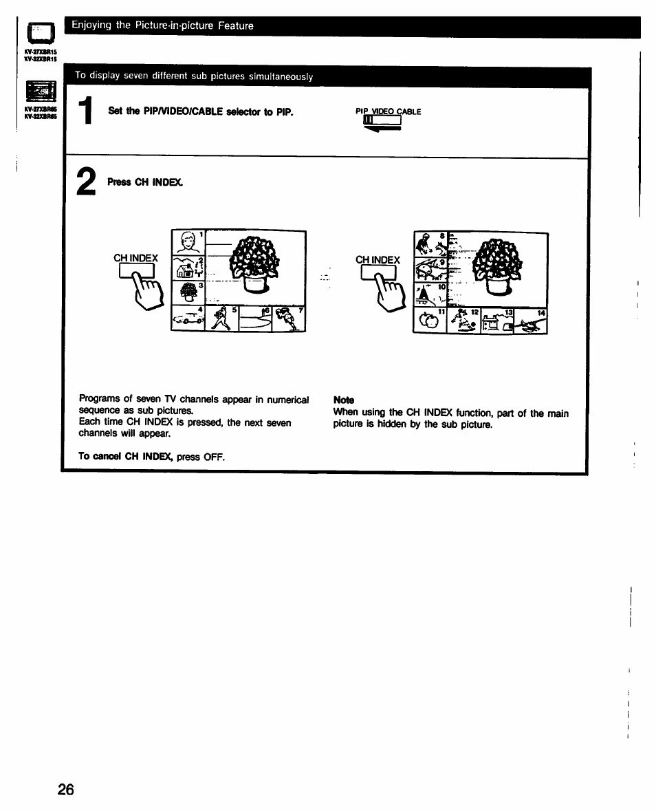 Sony KV-27XBR65 User Manual | Page 26 / 51
