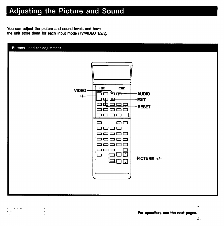 Adjusting the picture and sound | Sony KV-27XBR65 User Manual | Page 29 / 51