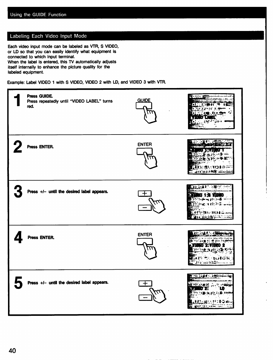 Шсзъ | Sony KV-27XBR65 User Manual | Page 40 / 51