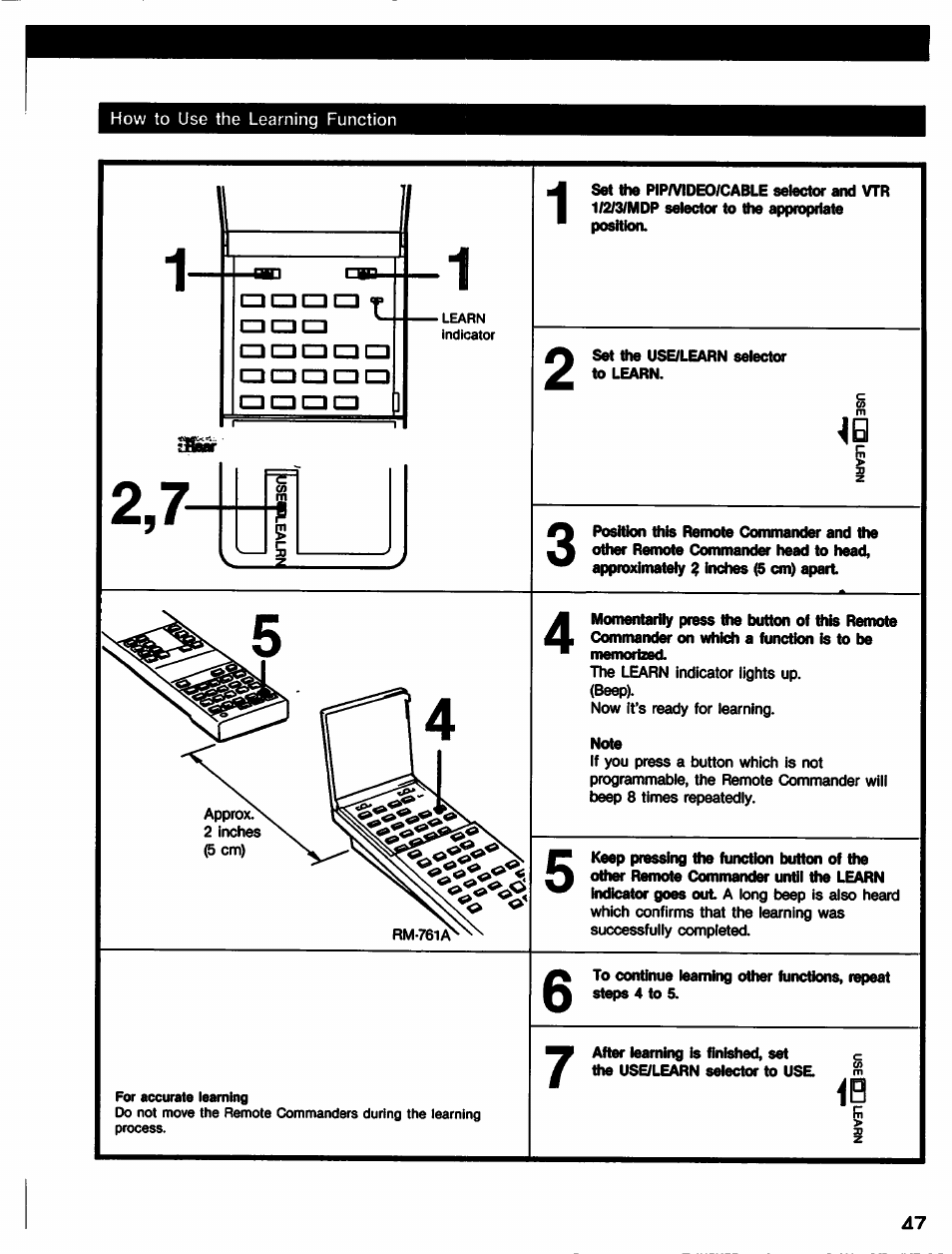 Sony KV-27XBR65 User Manual | Page 47 / 51