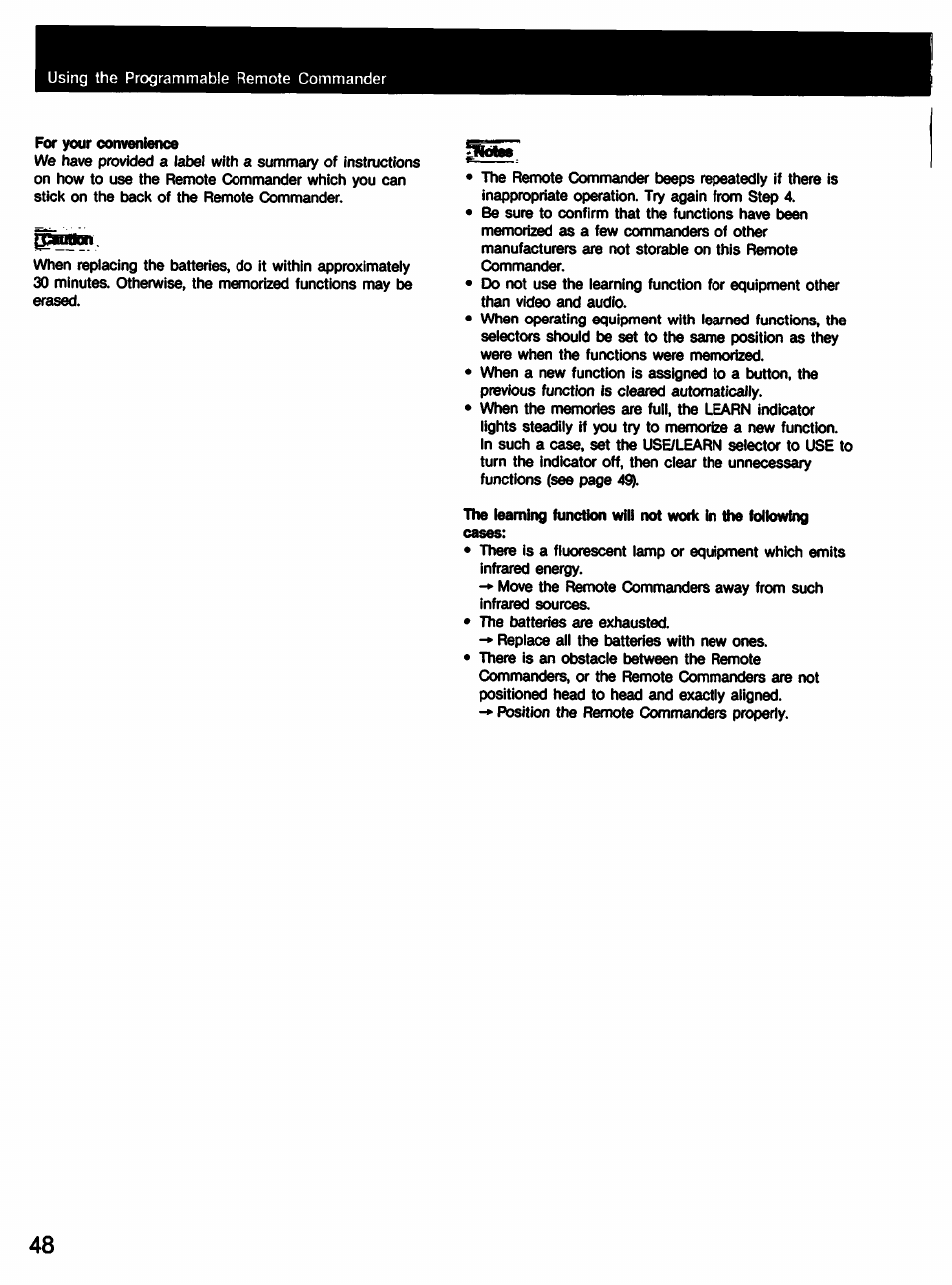 Sony KV-27XBR65 User Manual | Page 48 / 51