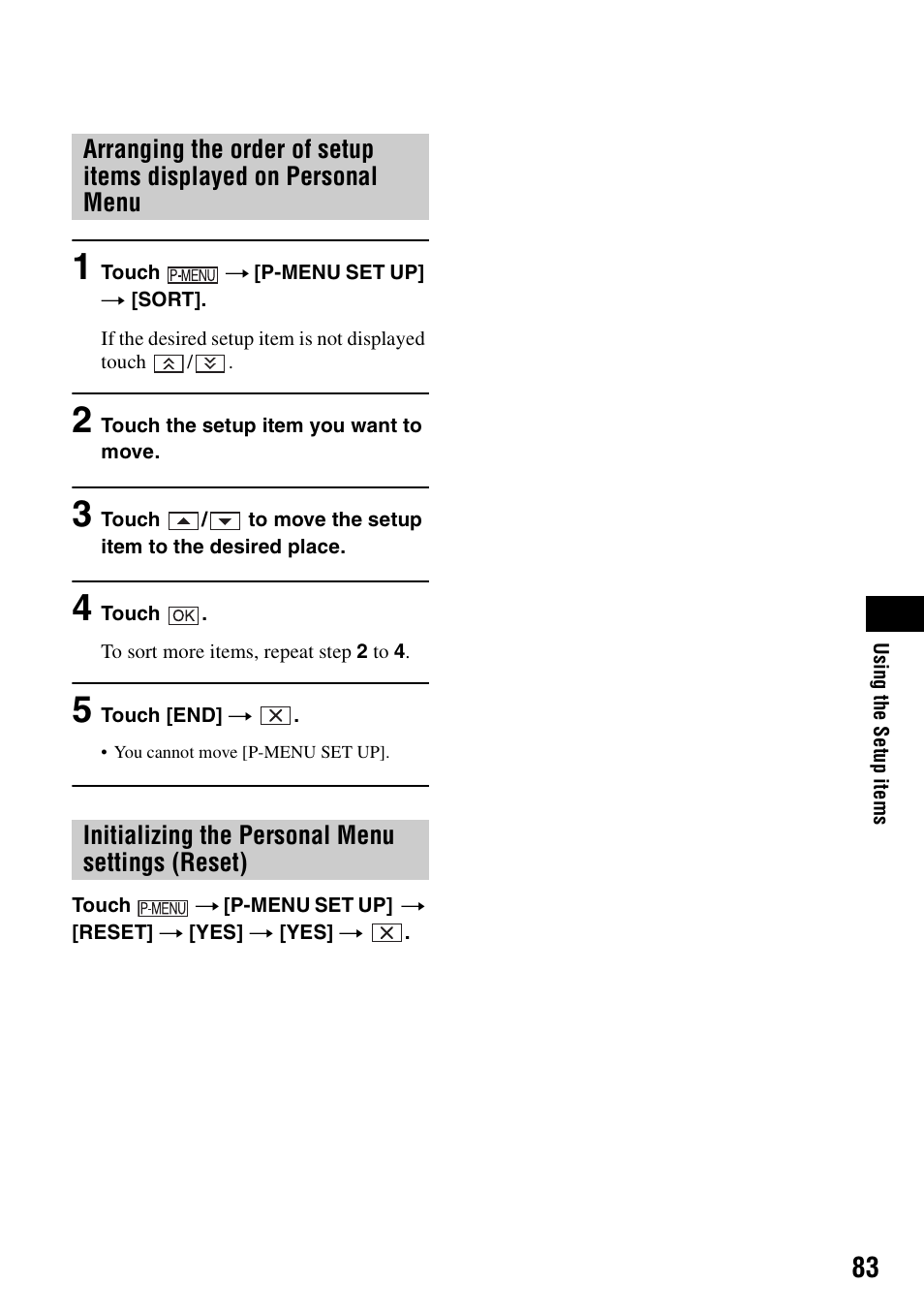 Sony DCR-DVD405 User Manual | Page 83 / 148