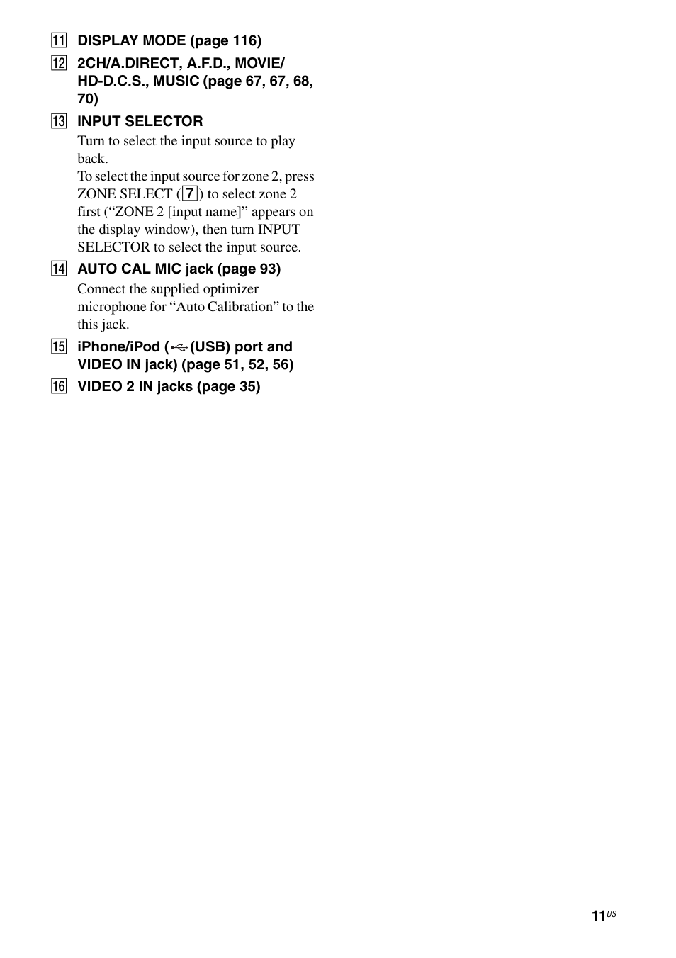 Sony STR-DA3700ES User Manual | Page 11 / 146