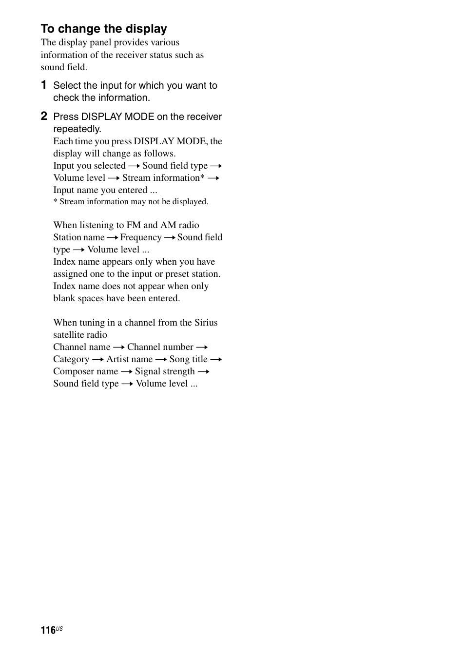 Sony STR-DA3700ES User Manual | Page 116 / 146