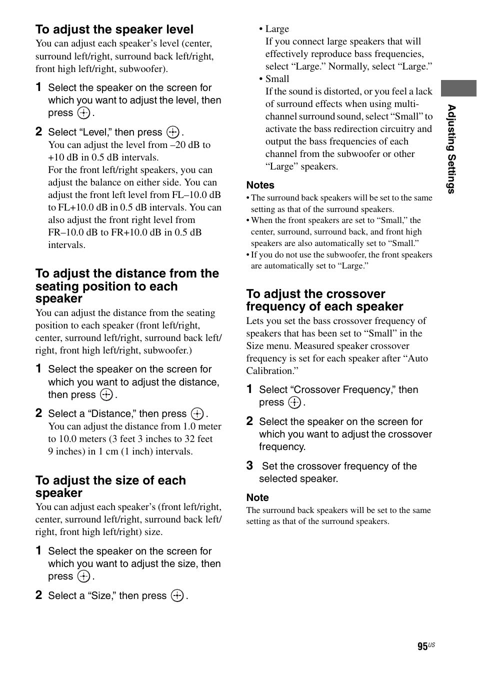 Sony STR-DA3700ES User Manual | Page 95 / 146