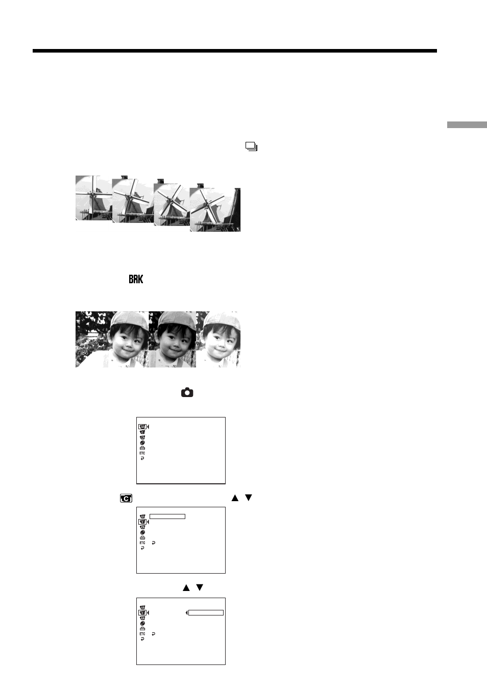 Shooting movies/still images, A] [b | Sony DCR-DVD100 User Manual | Page 39 / 148