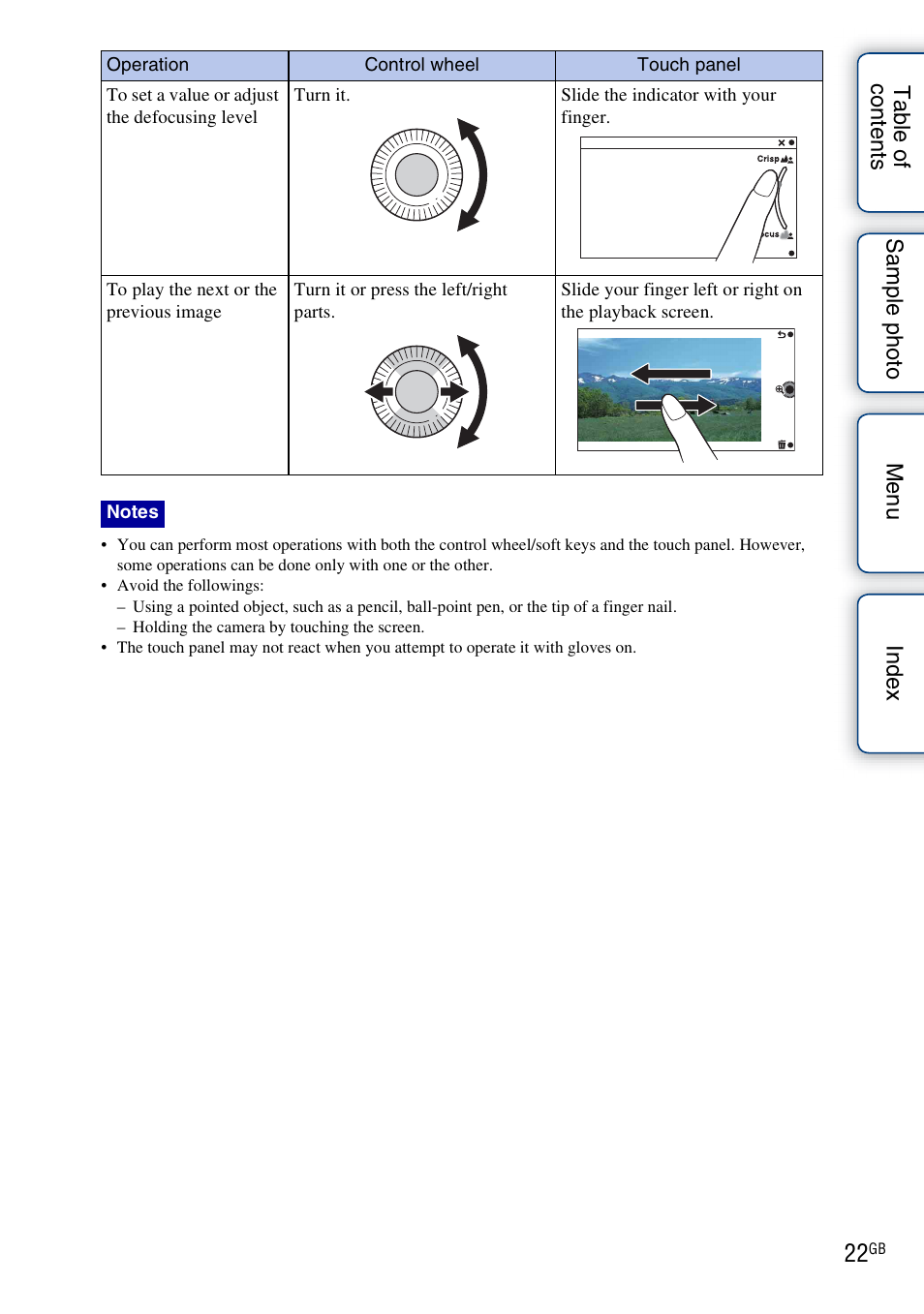 Sony NEX-5NK User Manual | Page 22 / 200
