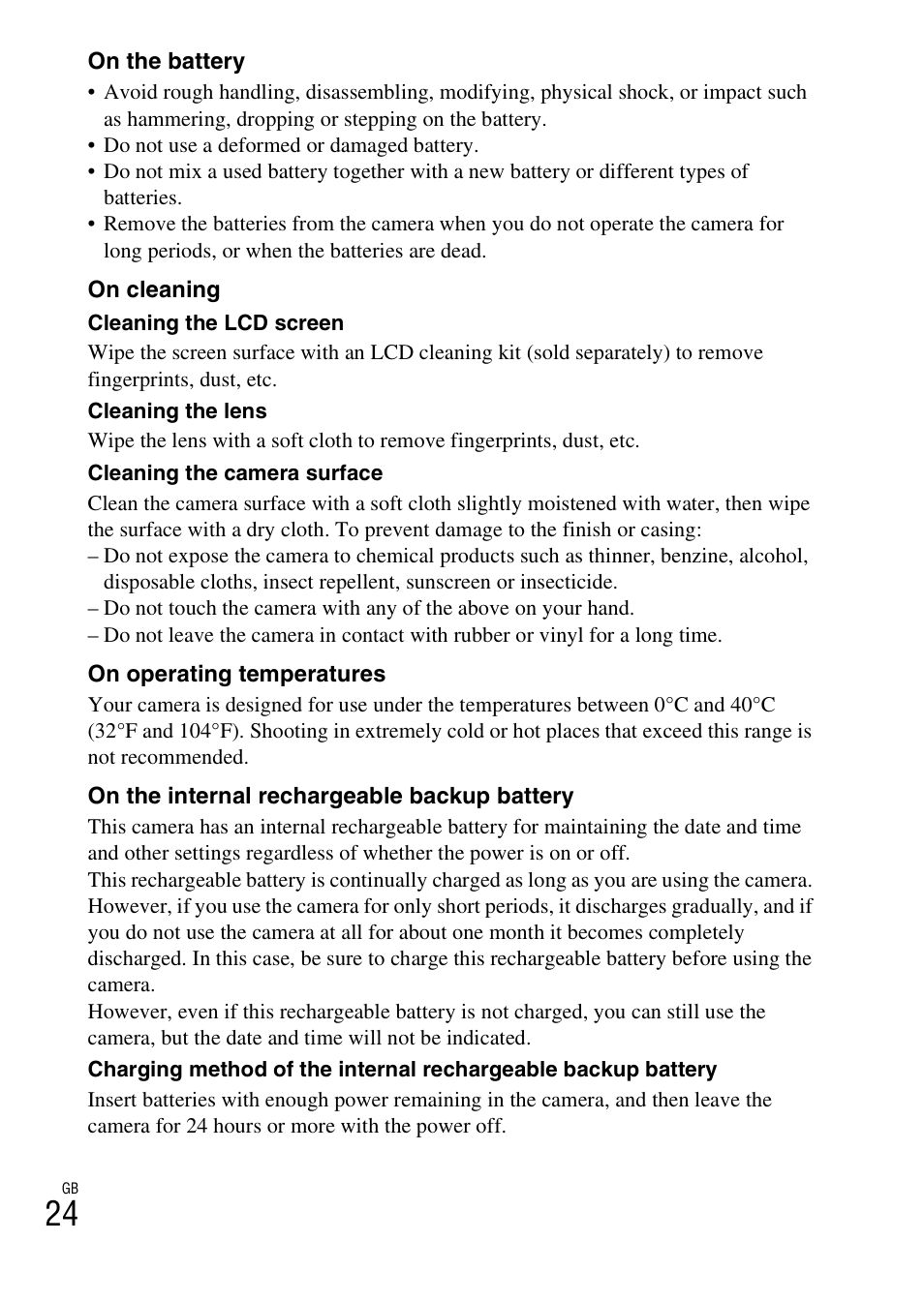 Sony DSC-S2100 User Manual | Page 24 / 52