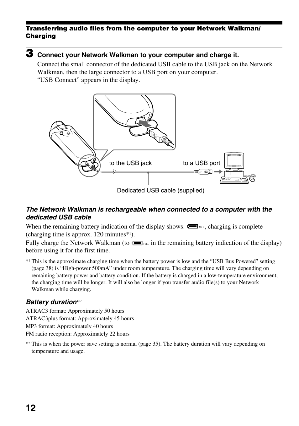 Sony NW-E505 User Manual | Page 12 / 59