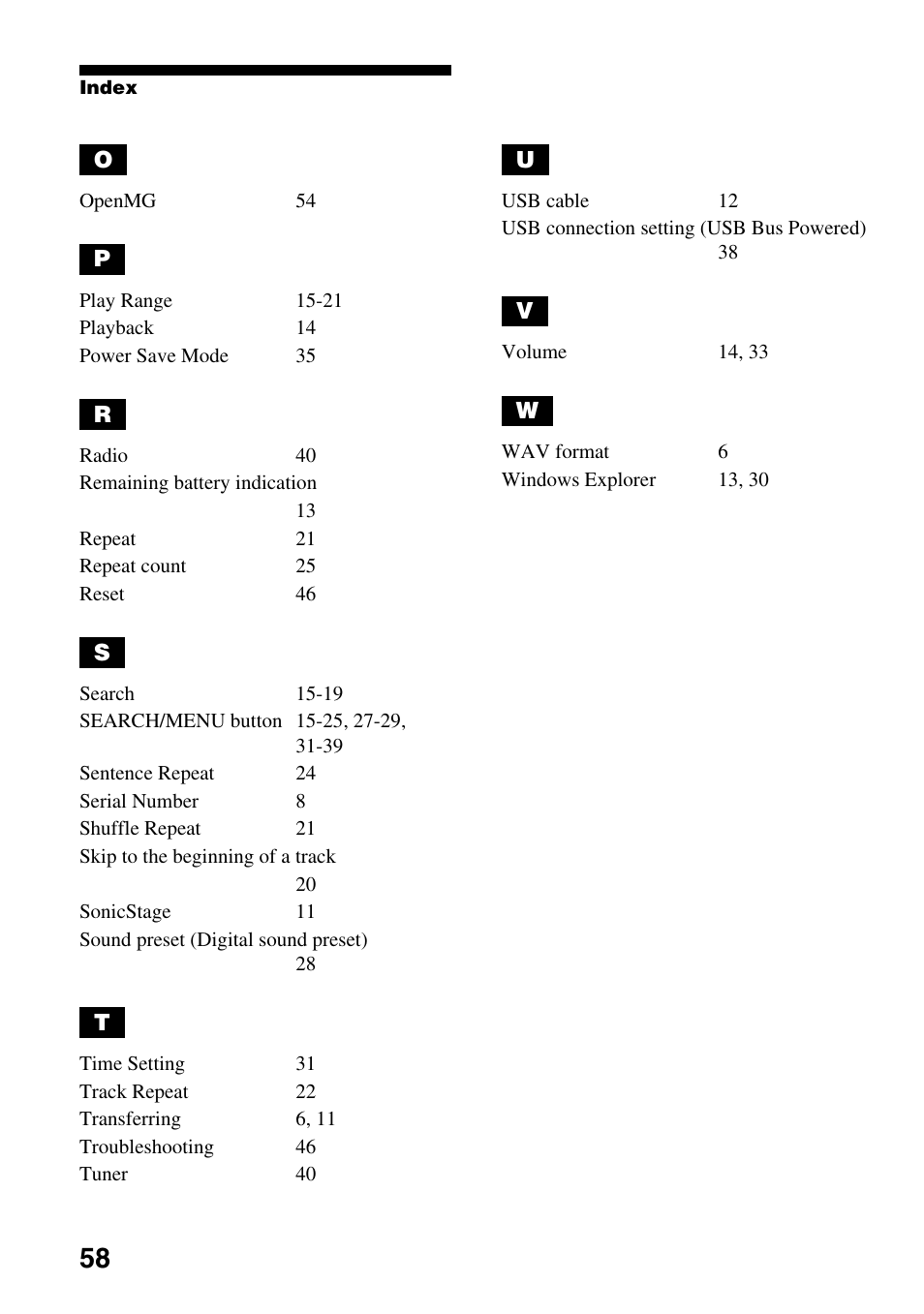 Sony NW-E505 User Manual | Page 58 / 59