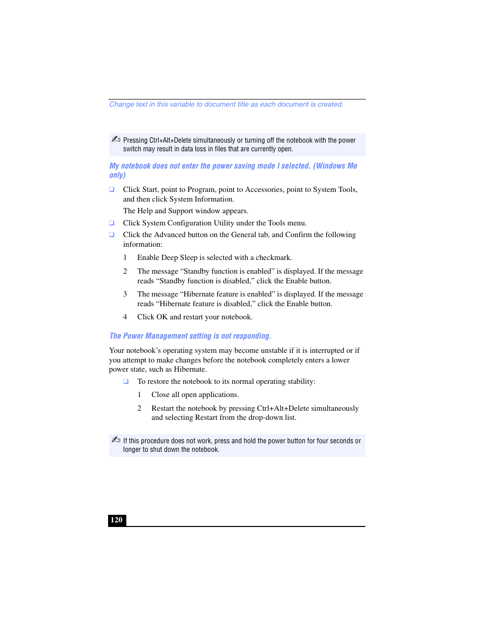 Sony PCG-FX270K User Manual | Page 120 / 138