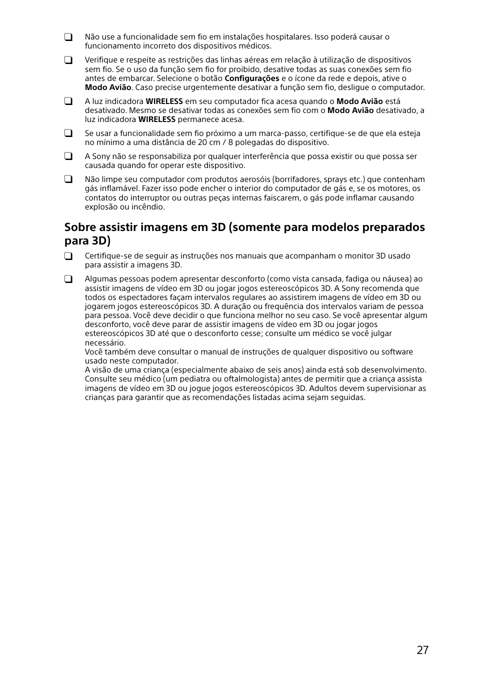 Sony SVJ20214CYB User Manual | Page 27 / 36