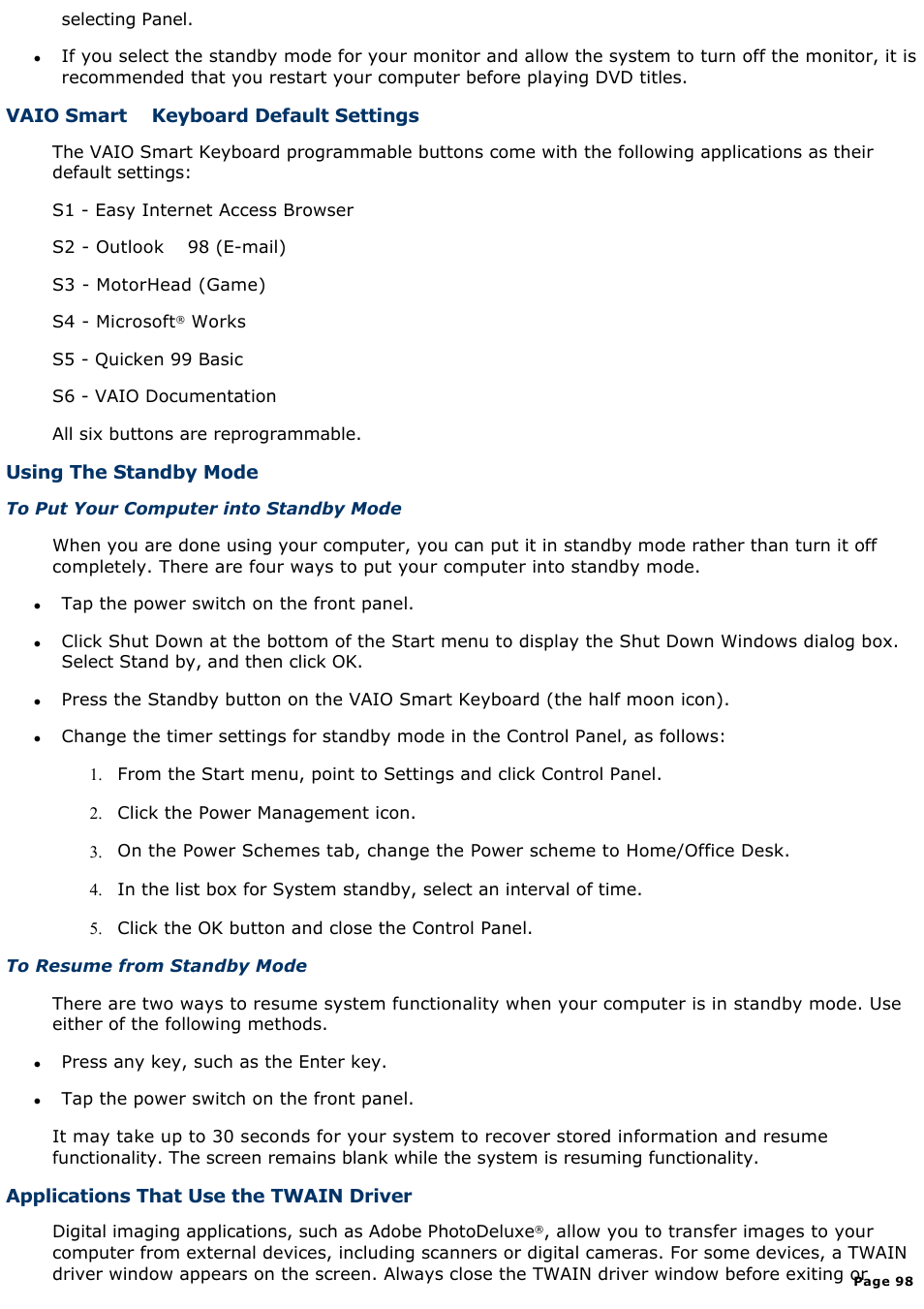 Sony PCV-E314DS User Manual | Page 98 / 855