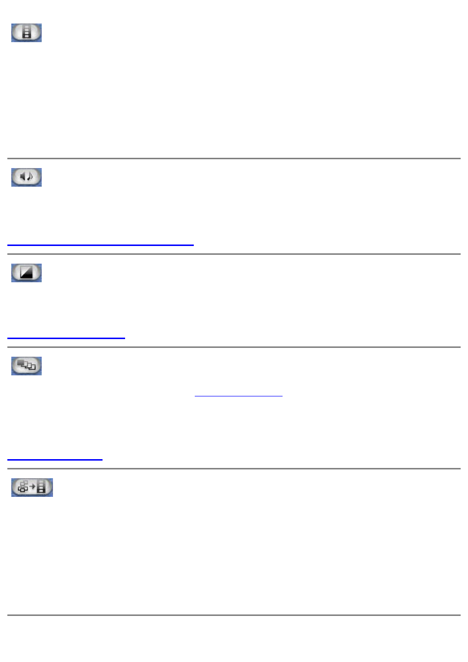Sound file display button, Transition effect display button, Title display button | Generate movie, Select album | Sony DCR-TRV39 User Manual | Page 115 / 237