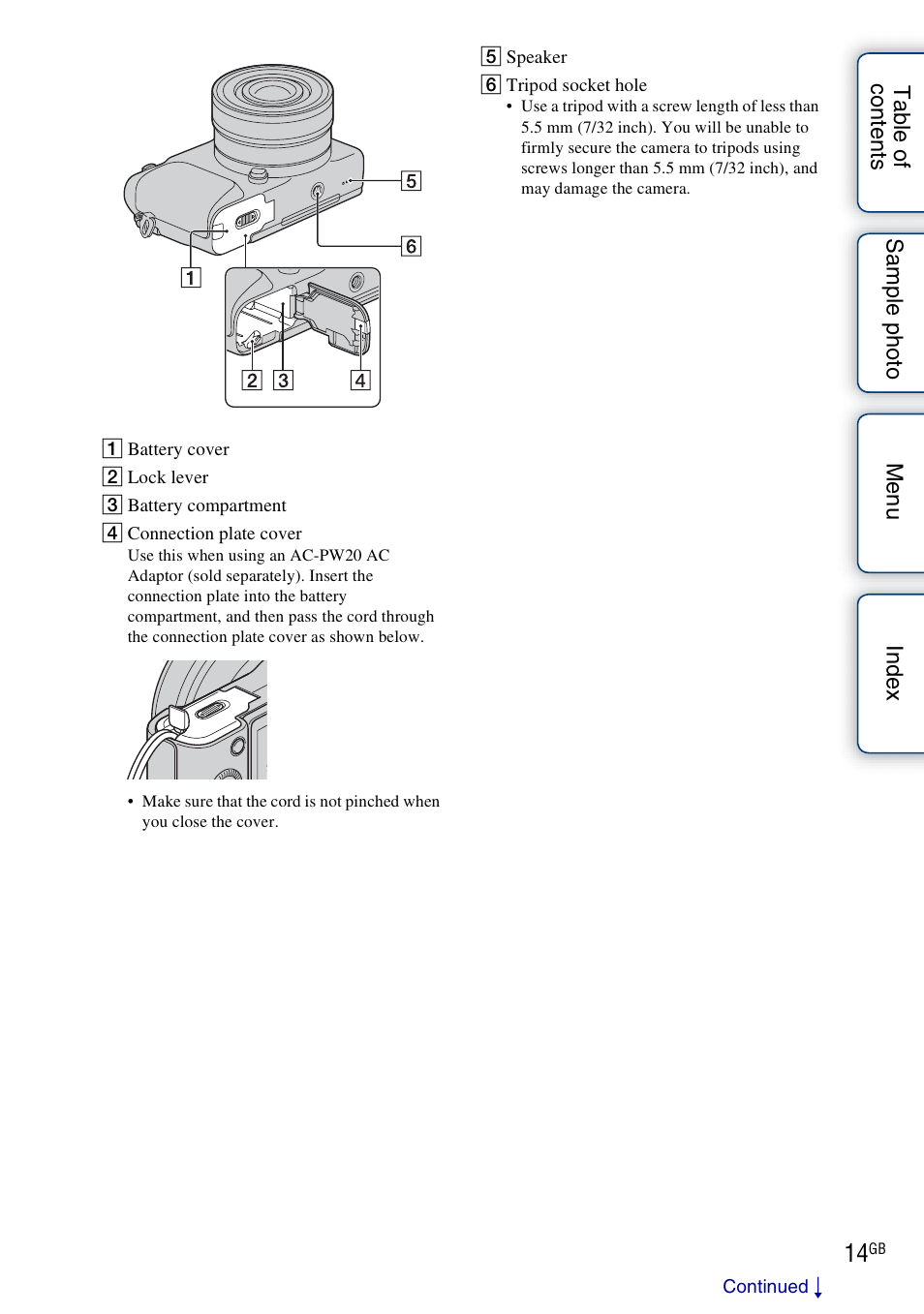 Sony NEX-3N User Manual | Page 14 / 198