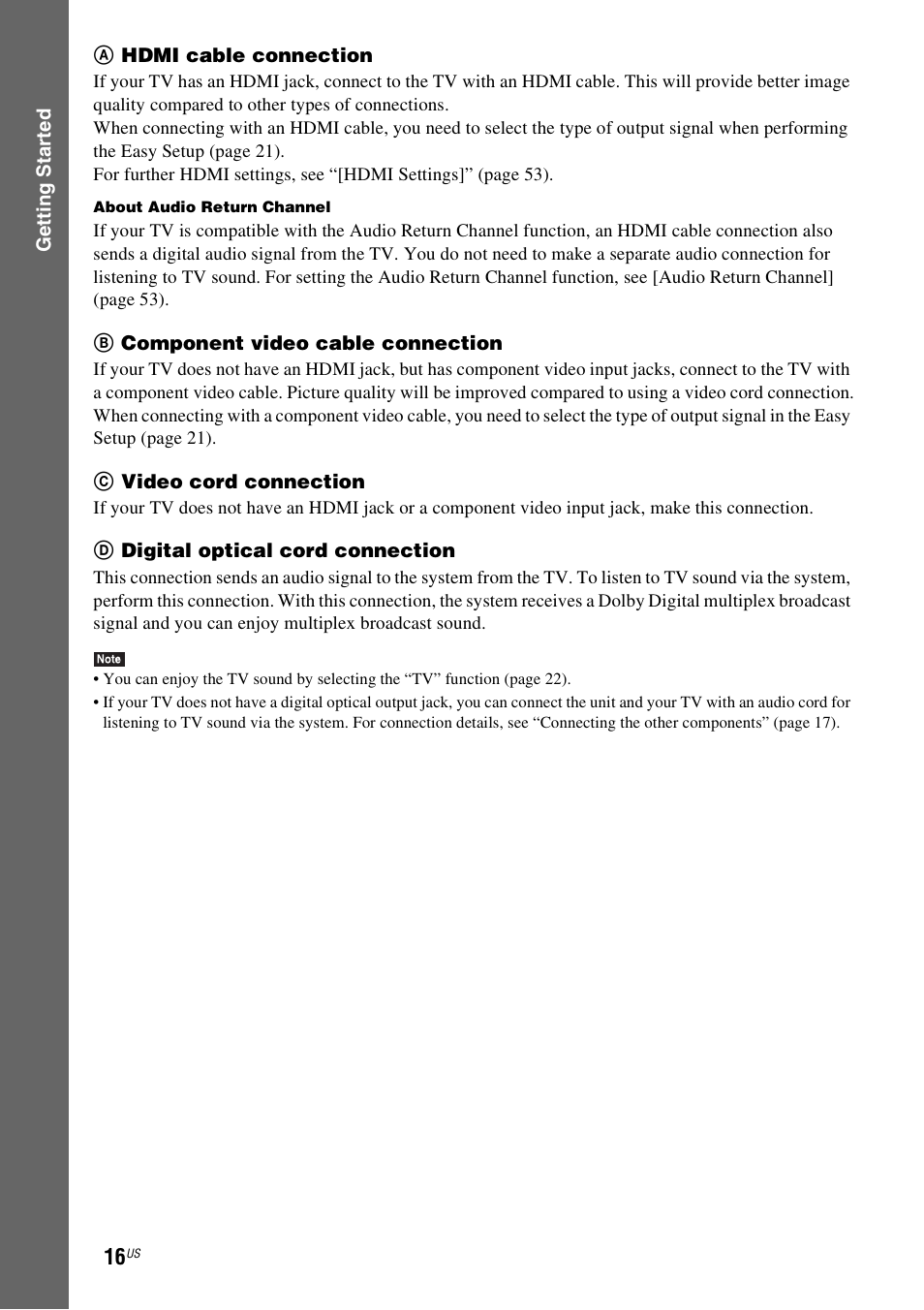 Sony BDV-T58 User Manual | Page 16 / 72
