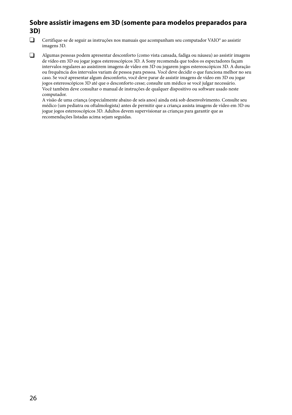 Sony SVL24112FXB User Manual | Page 26 / 32